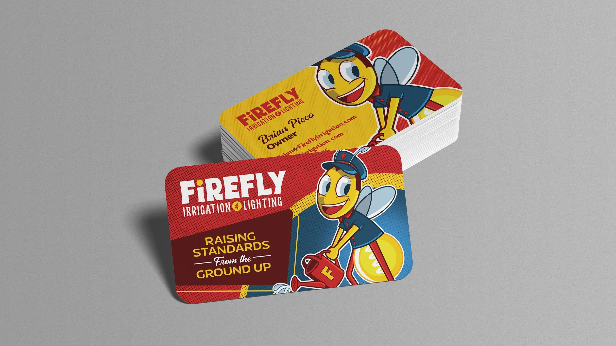 Firefly Irrigation & Lighting business cards