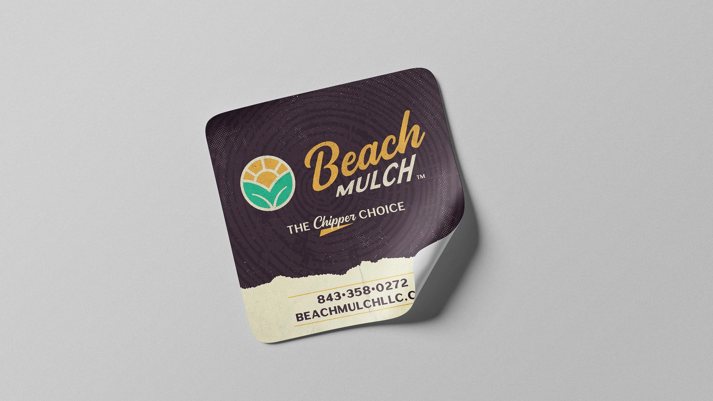 Beach Mulch stickers