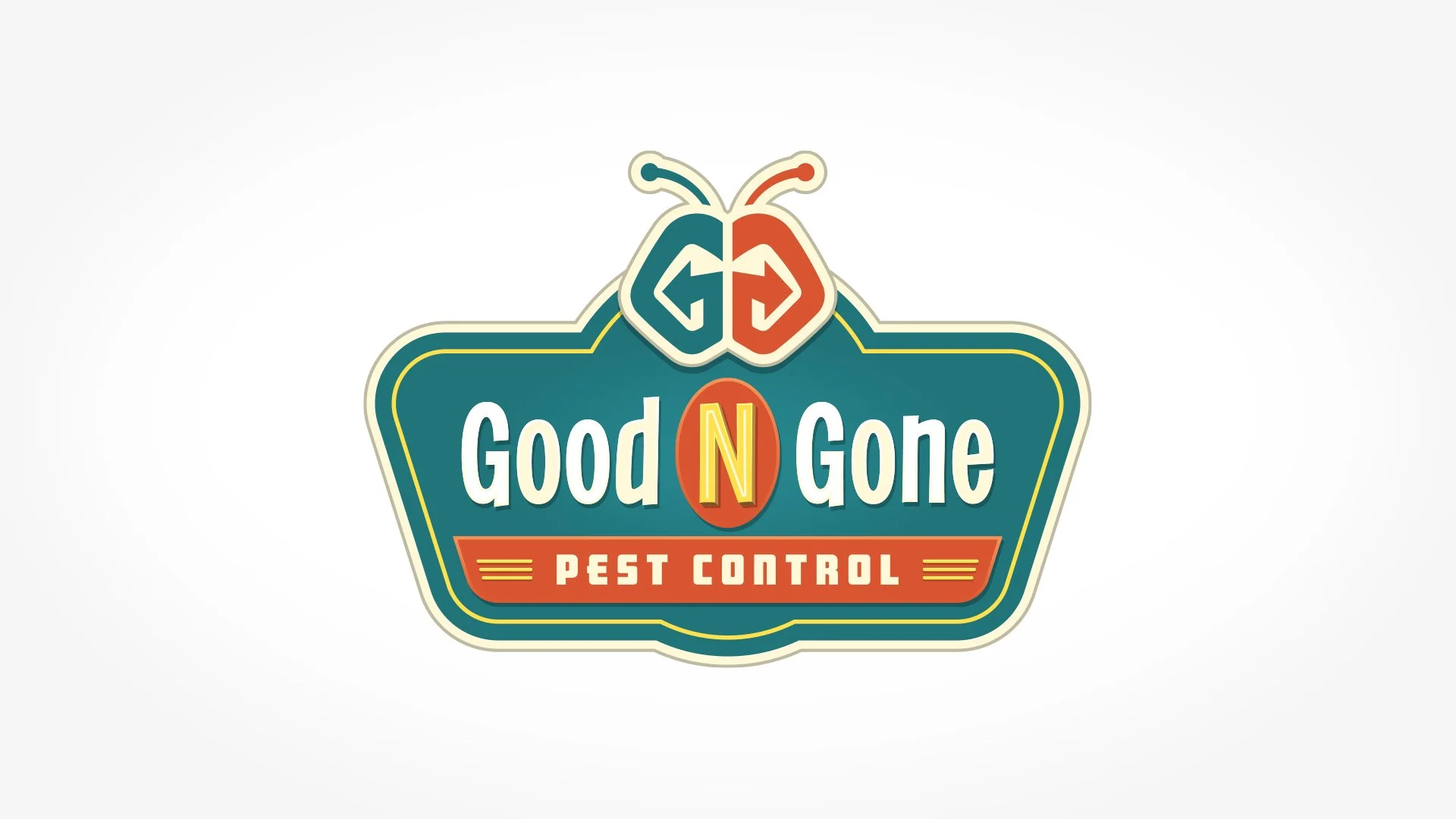 Good N Gone Pest Control logo design