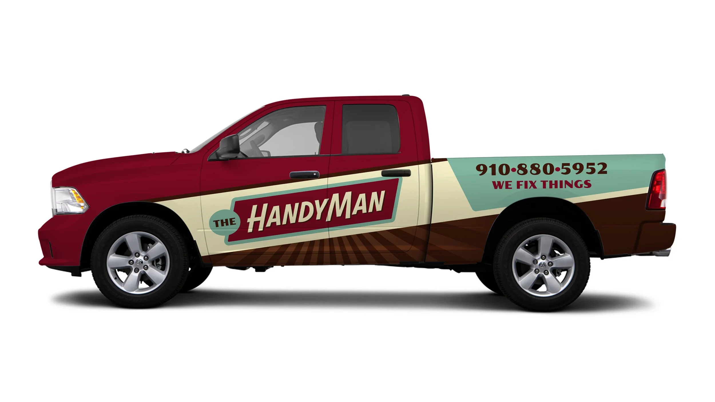 The HandyMan truck wrap