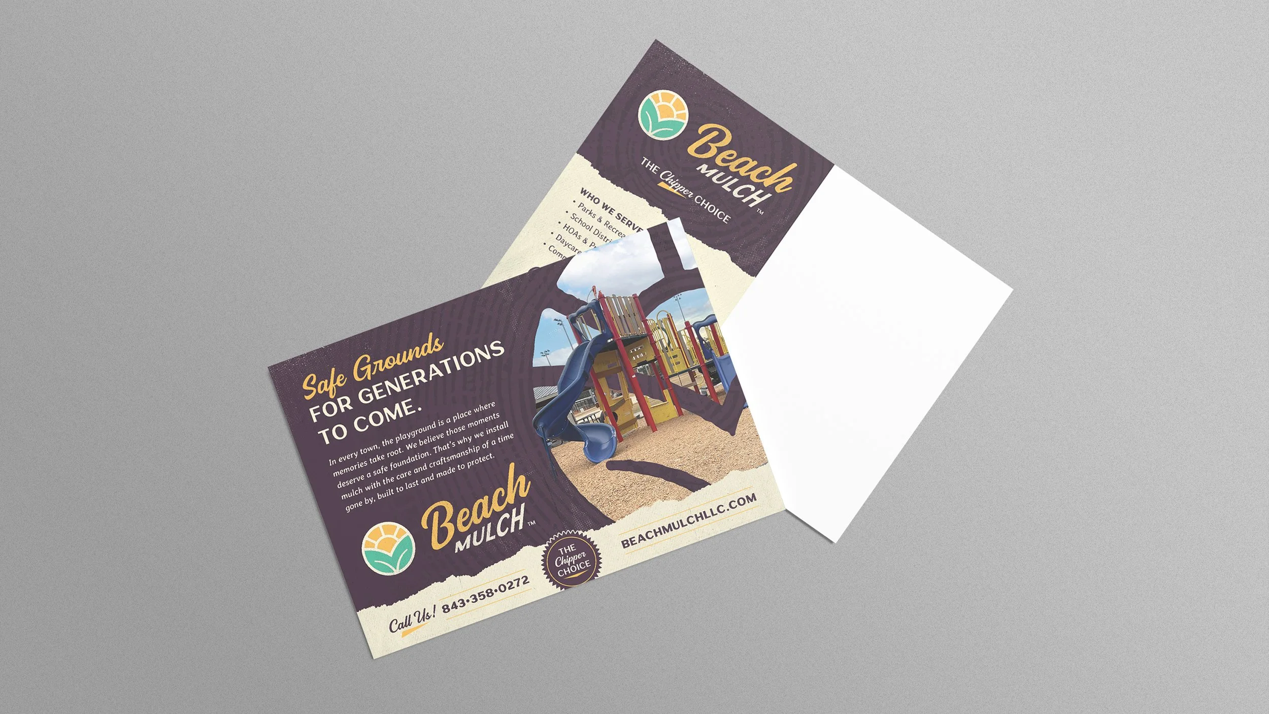 Beach Mulch postcards