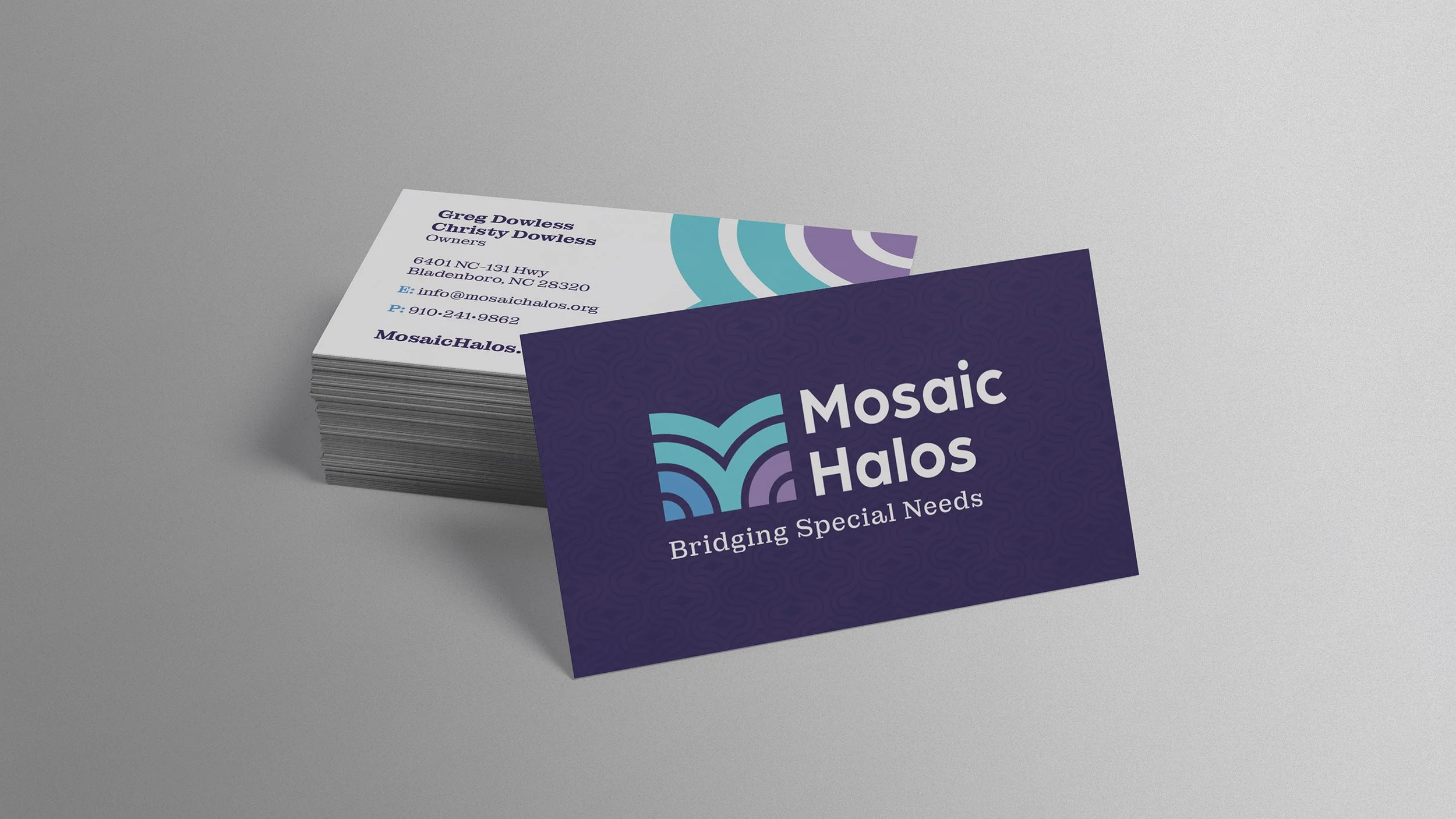 Mosaic Halos business cards