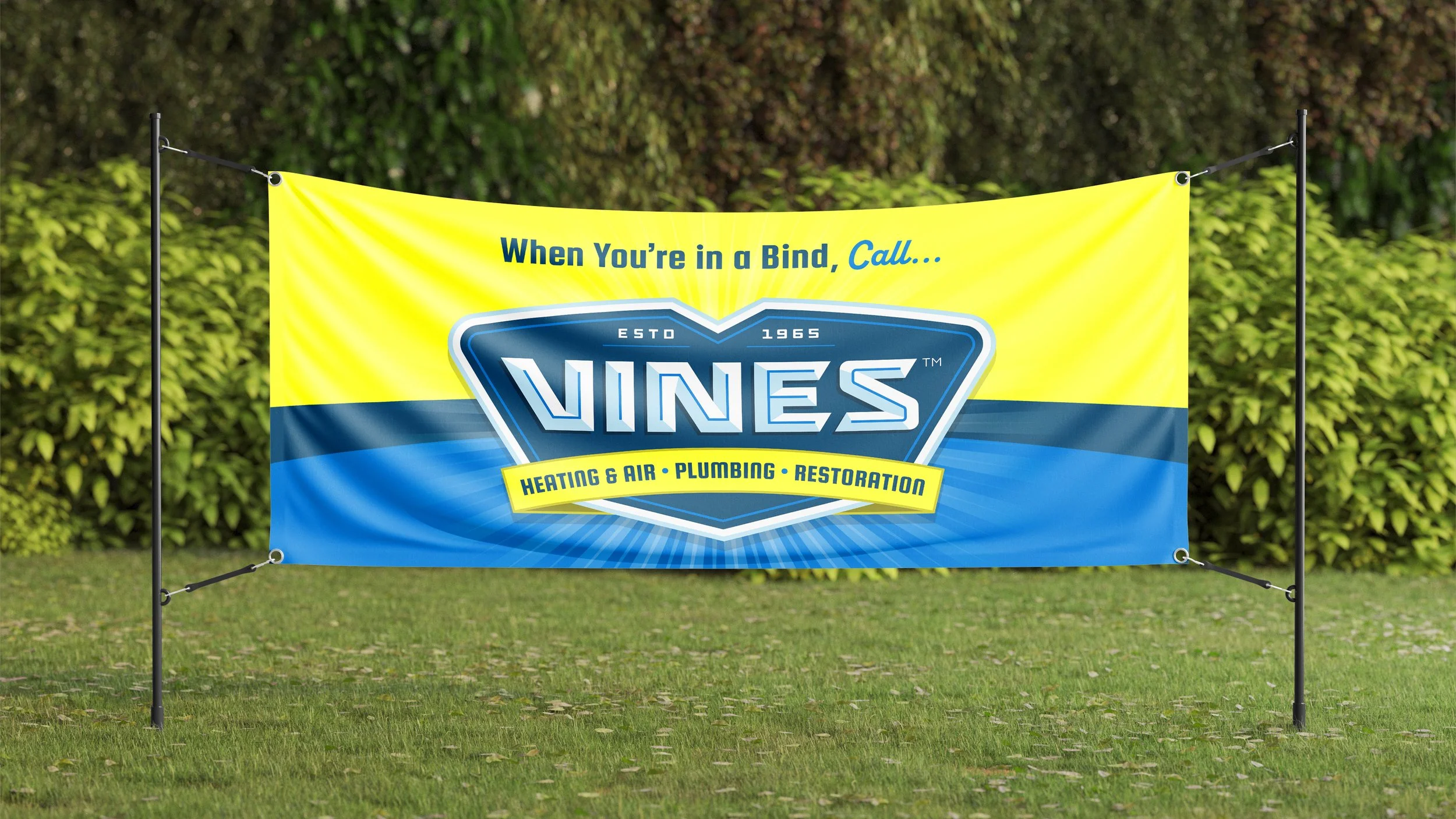 Vines mesh banner