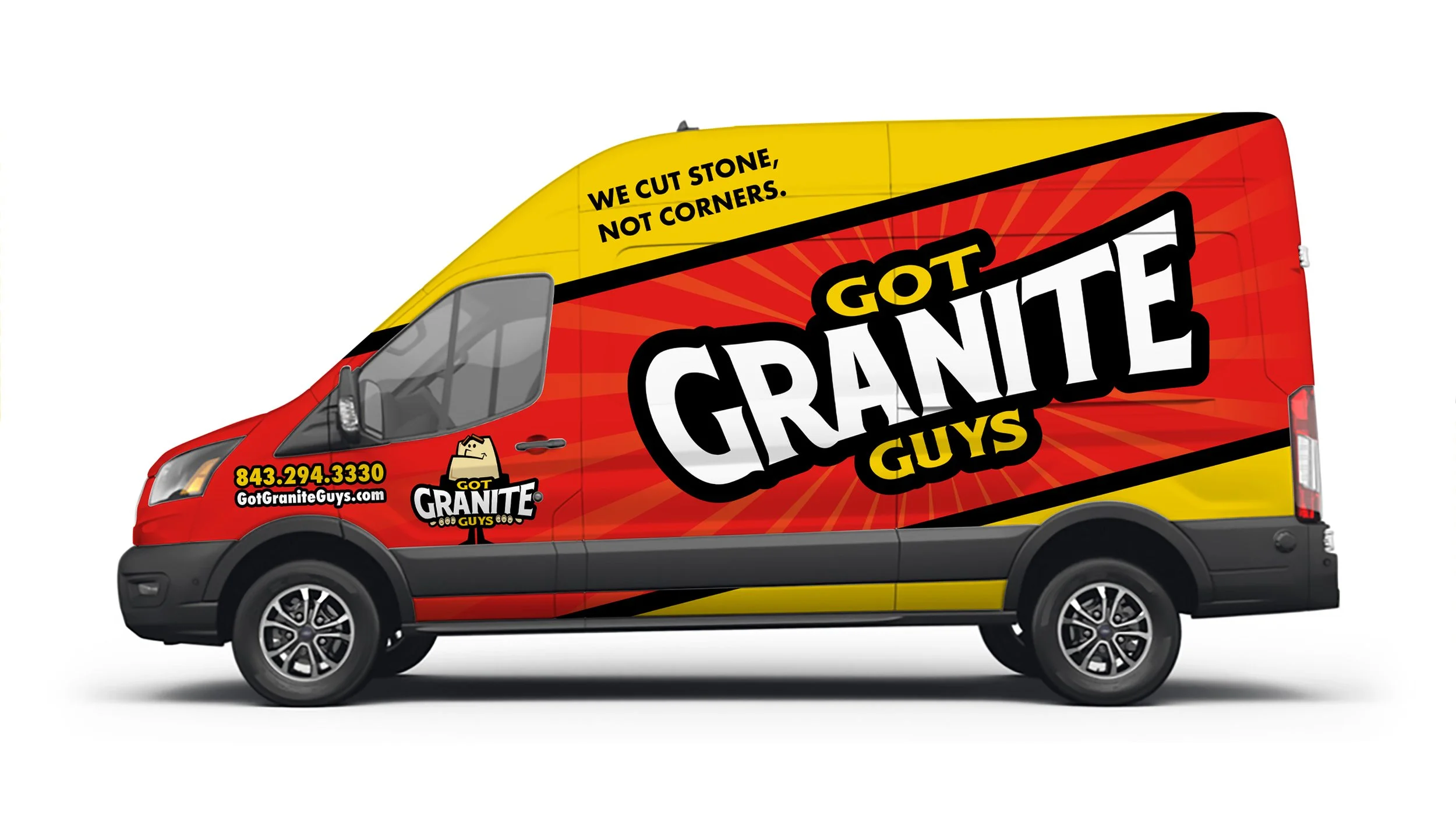 Got Granite Guys van wrap