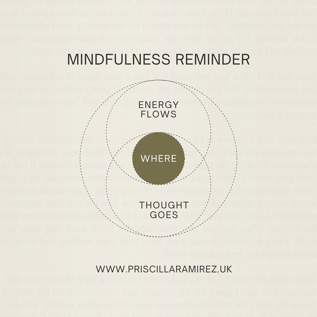 "Energy flows where thought goes." 

As a coach and psychologist, I've seen firsthand the transformative impact this habit can have on individuals striving to unlock their full potential. 

Practice aligning your thoughts with your intentio