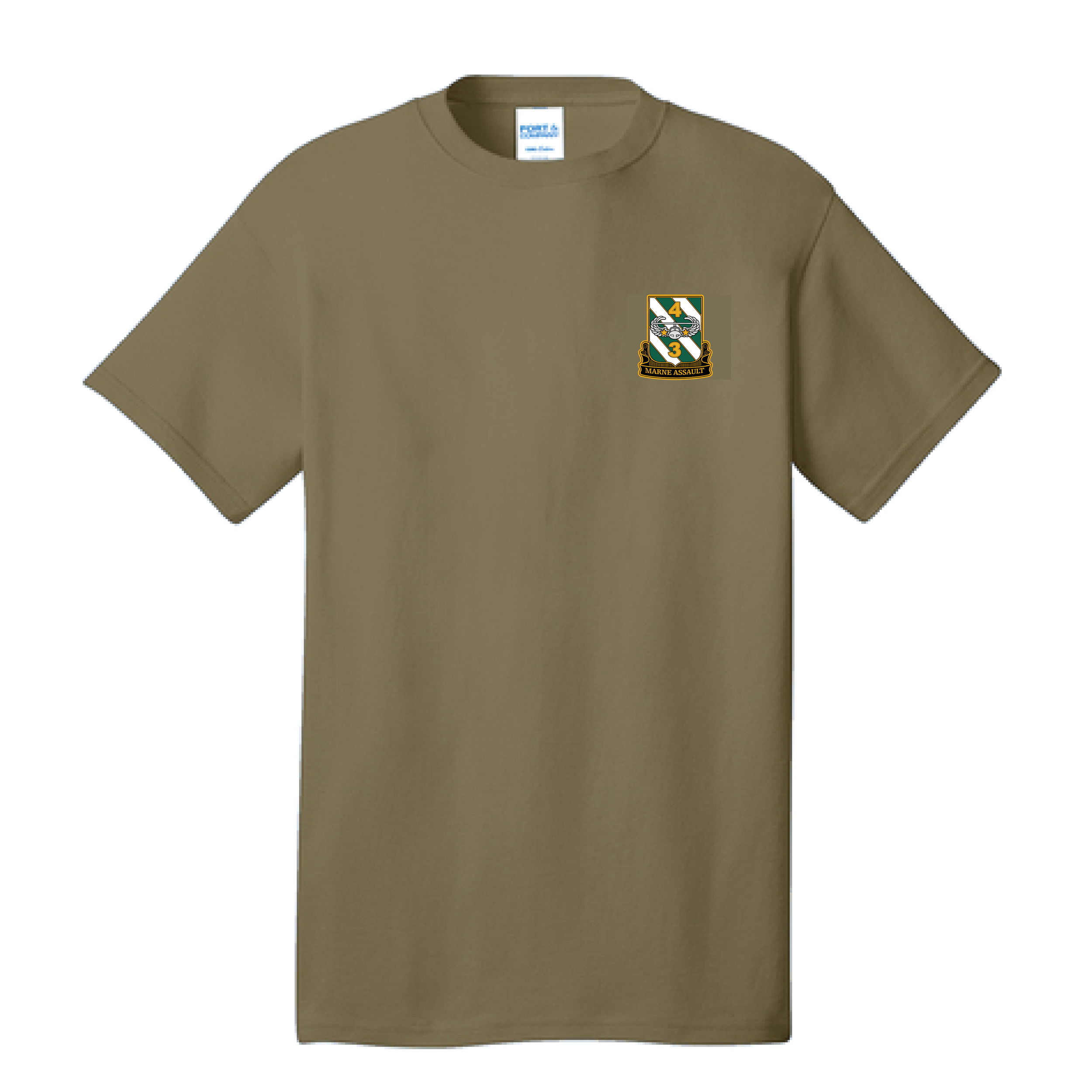 (DEMON CO., 4-3 AHB) - PC54 Tee - COYOTE - DTF - FLC/FB
