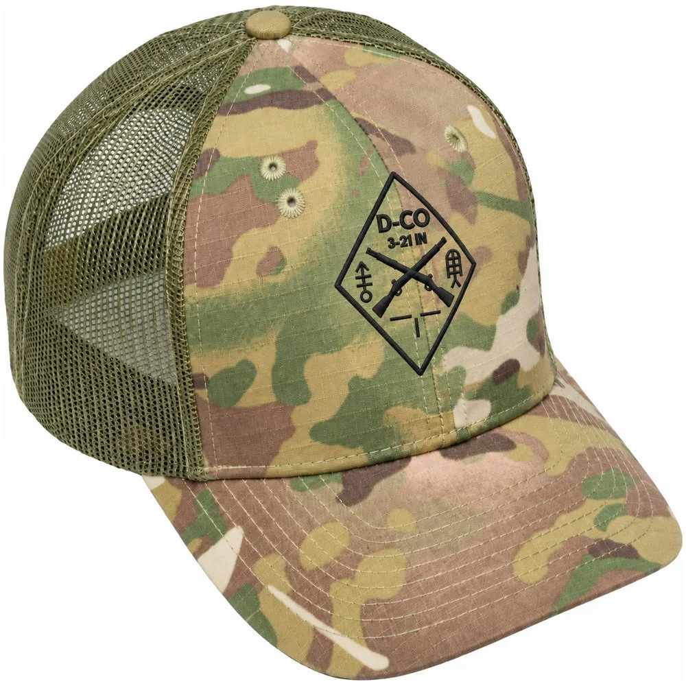 (D CO., 3-21 IN) - 01-069 Hat - OCP - EMB - FRONT