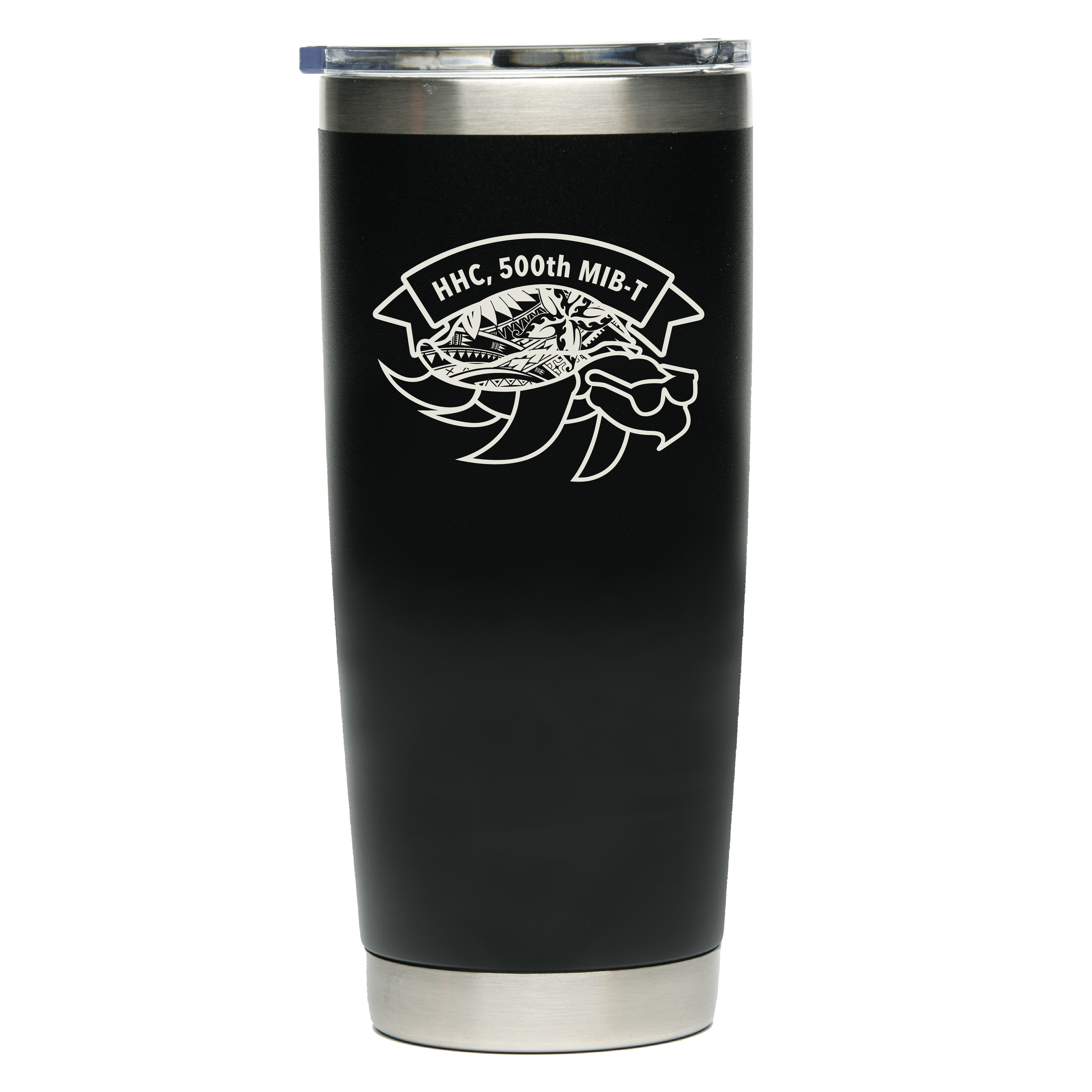 HHC, 500TH MI BDE 01-068 LEVEL Tactical™ BOMBER - 22oz Tumbler BLACK.png