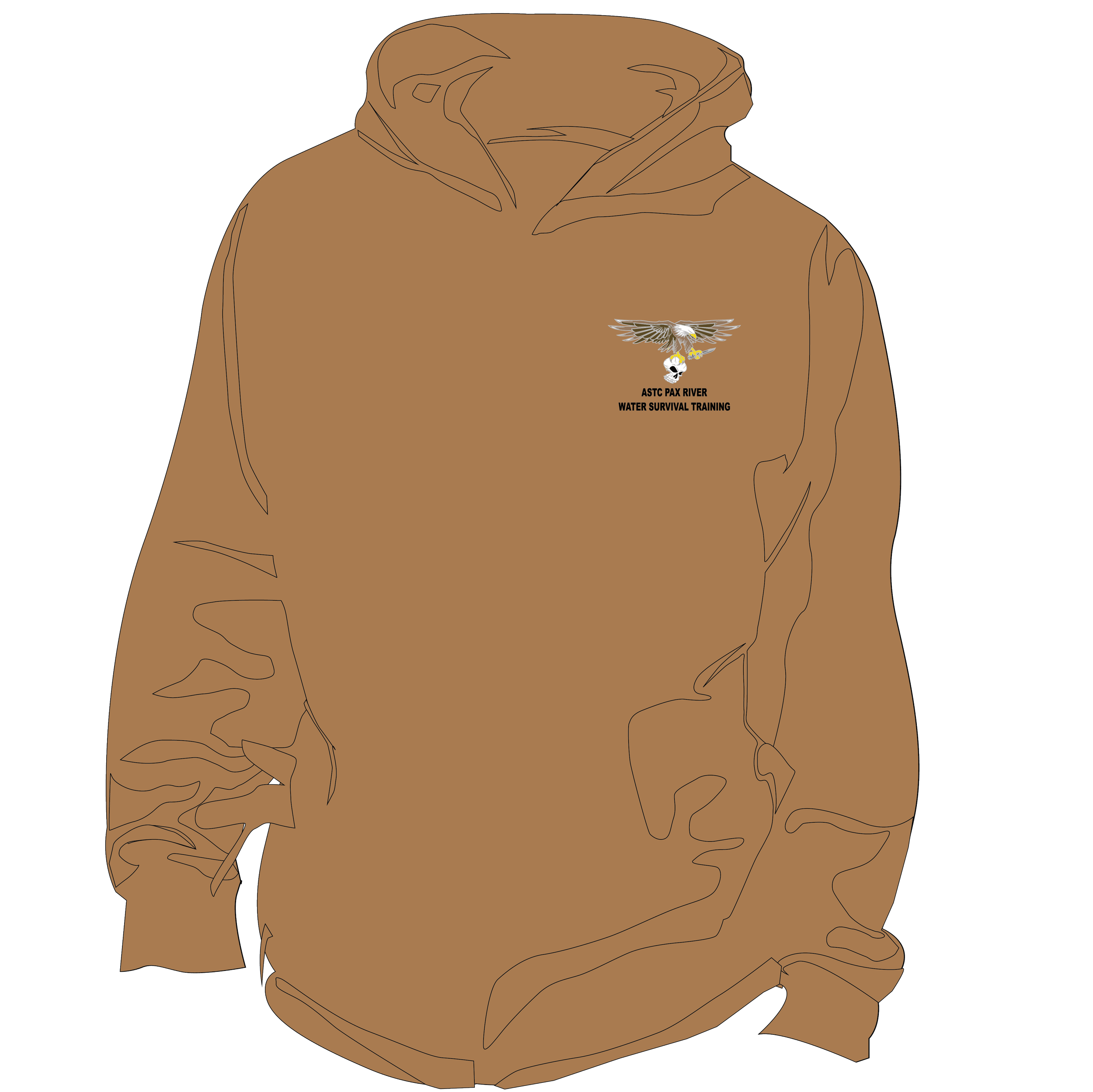 COYOTE BROWN HOODIE FRONT FOR WEBSITE.png