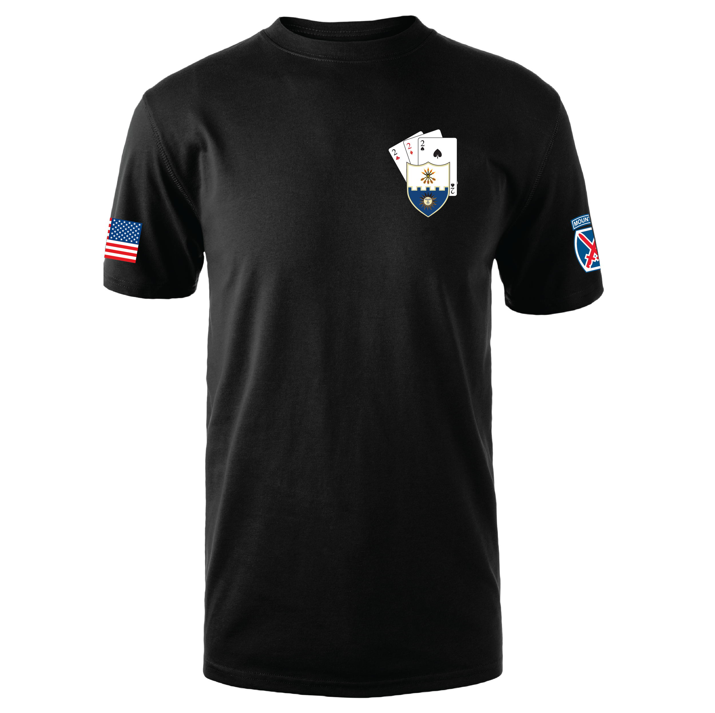 (293rd SIG - SPARTANS, 2-22 INF) - Z100 ZORREL™ Dri-Balance Tee - BLACK