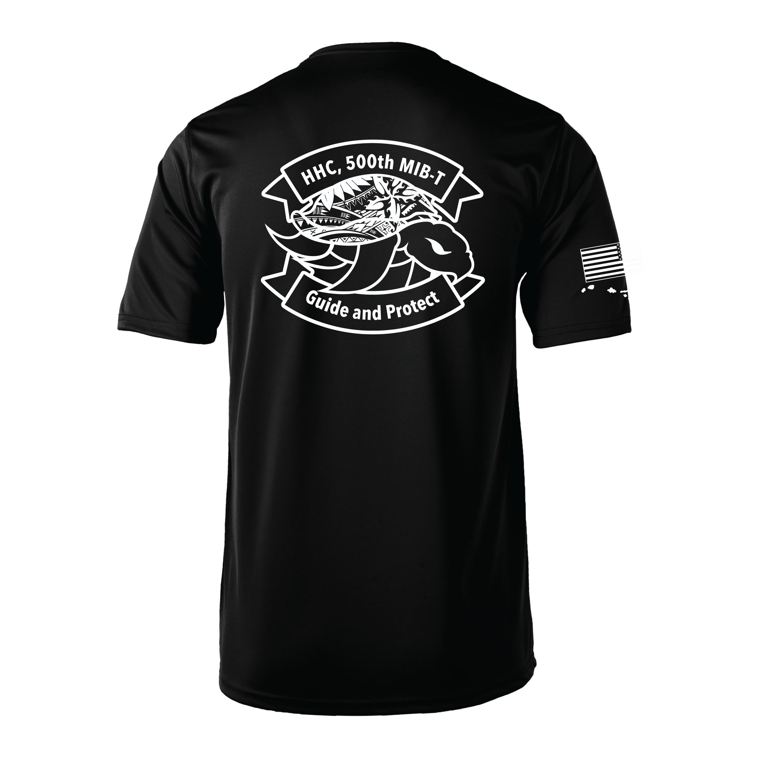 HHC, 500TH MI BDE 01-084 LEVEL Tactical™ Sleeve Training Tee - BLACK BACK.png