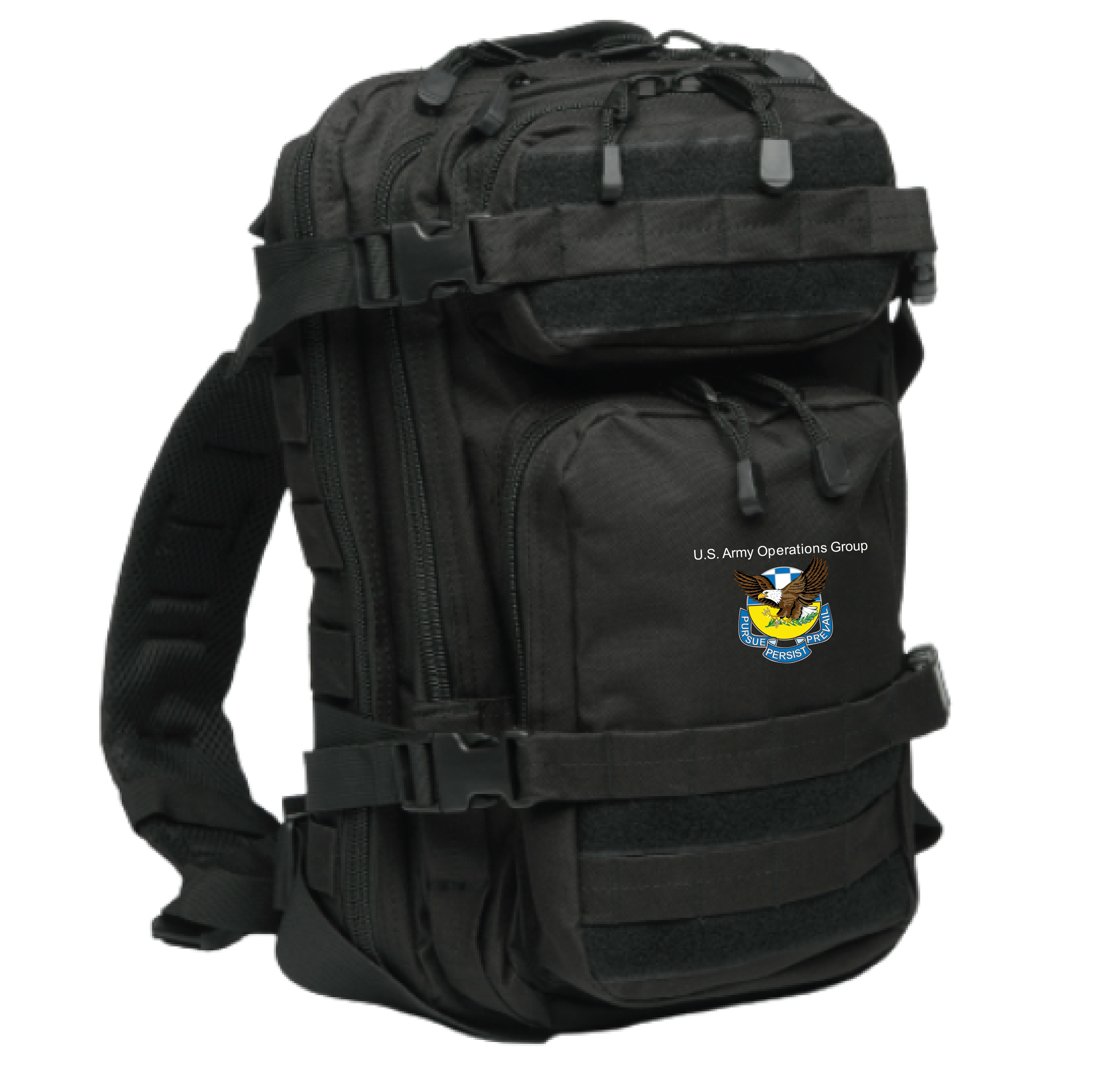 (USAOG) - 01-057 LEVEL Tactical™ Small Assault Backpack - BLACK
