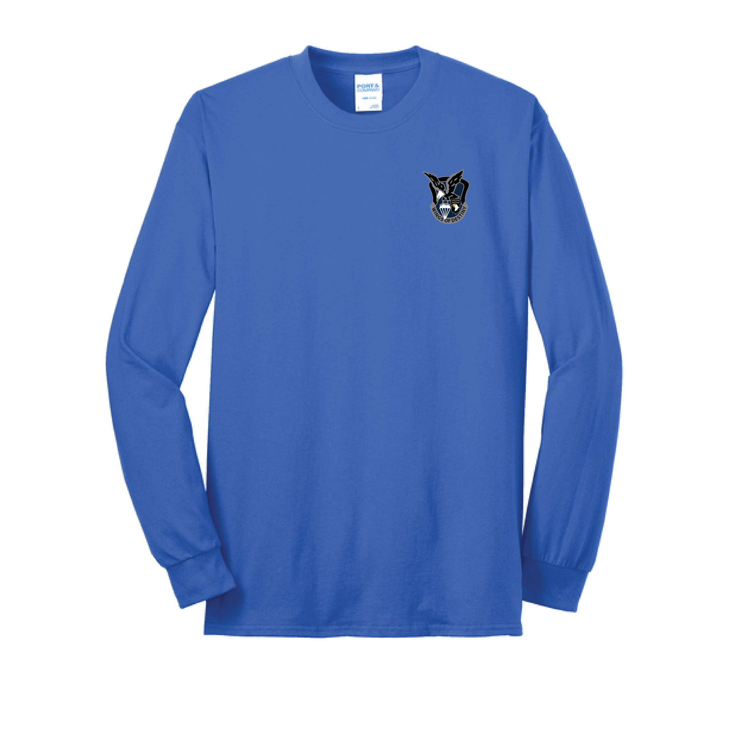 (HSC, 101 CAB) - PC55LS Port & Co™ Core Blend Long Sleeve - TRUE ROYAL