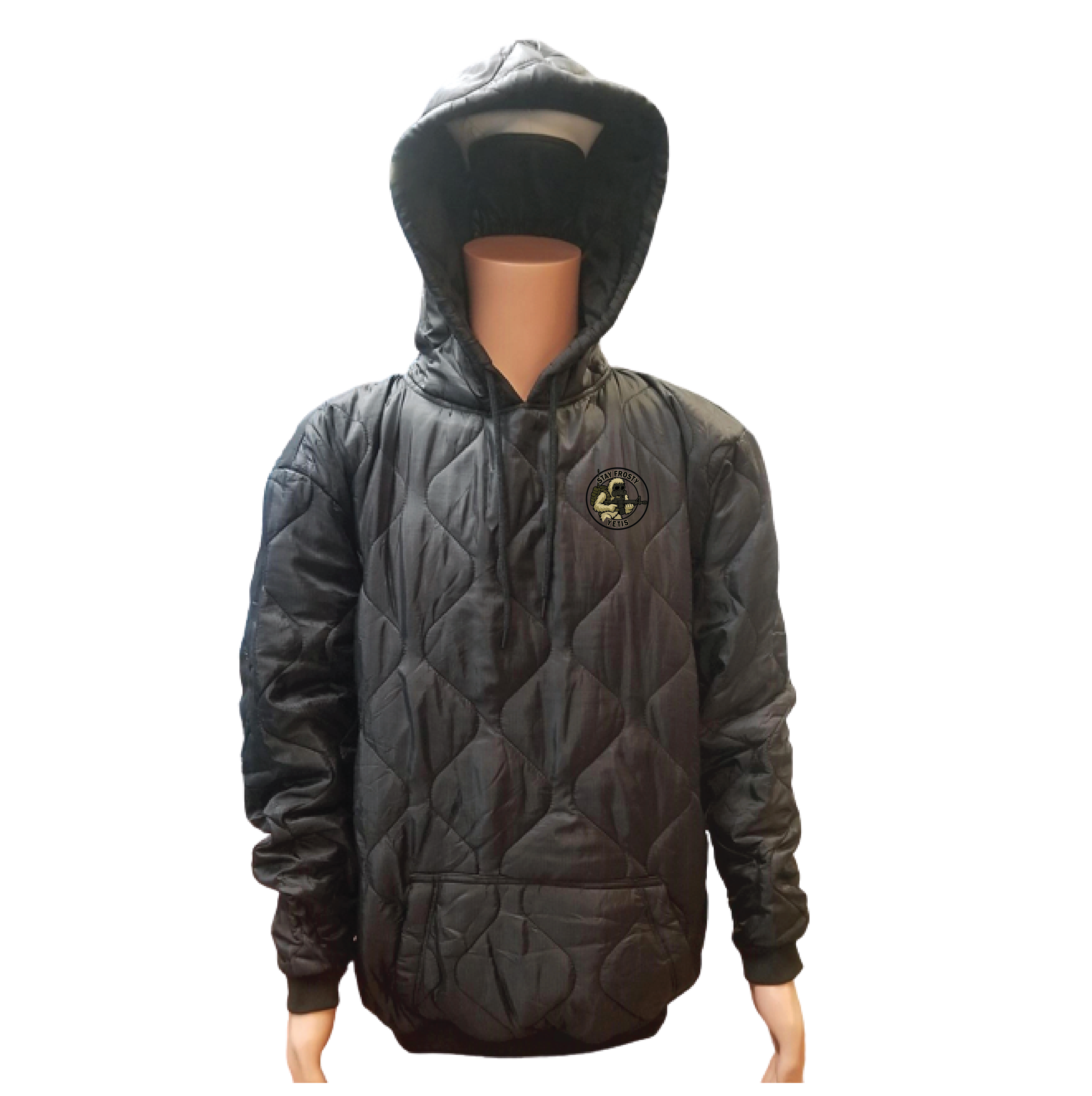 (87TH DSSB, 3ID) - 01-082 LEVEL Tactical™ "Woobie" Hoodie - BLACK