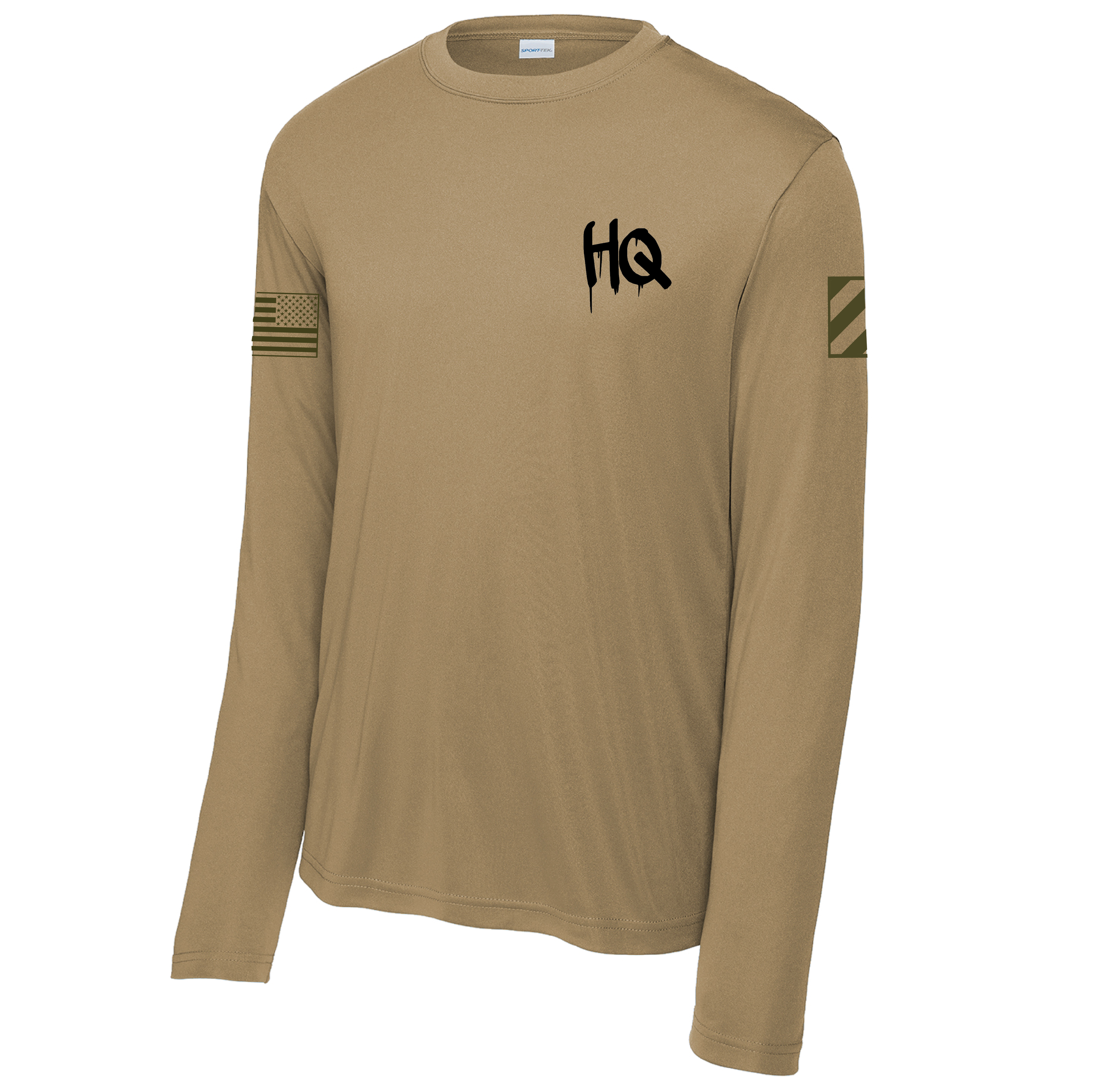 (87TH DSSB, 3ID) - ST350LS  Sport-Tek® Long Sleeve PosiCharge® Competitor™ Tee - COYOTE
