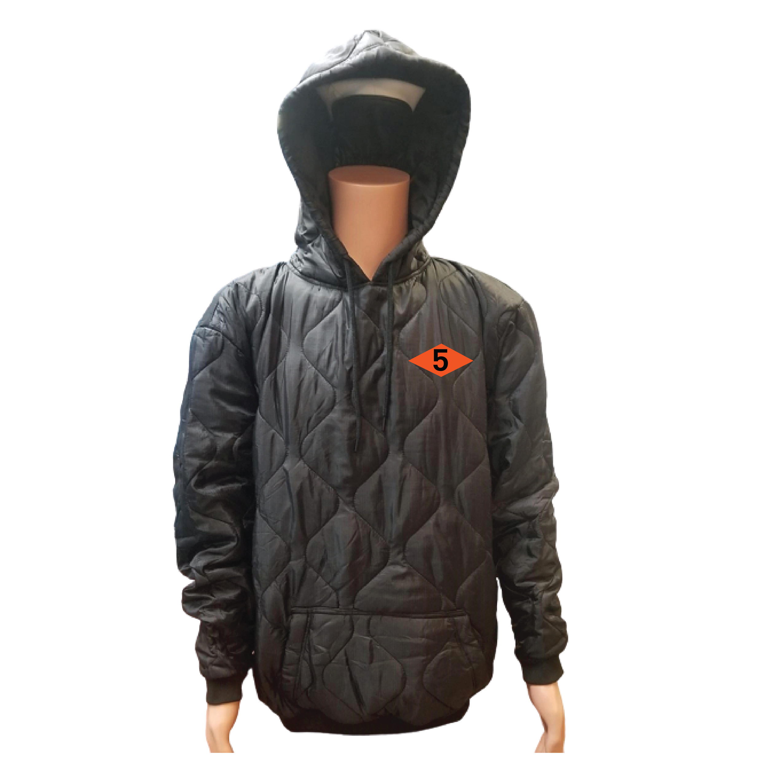 (5TH RTB) - 01-082 LEVEL Tactical™ "Woobie" Hoodie - BLACK