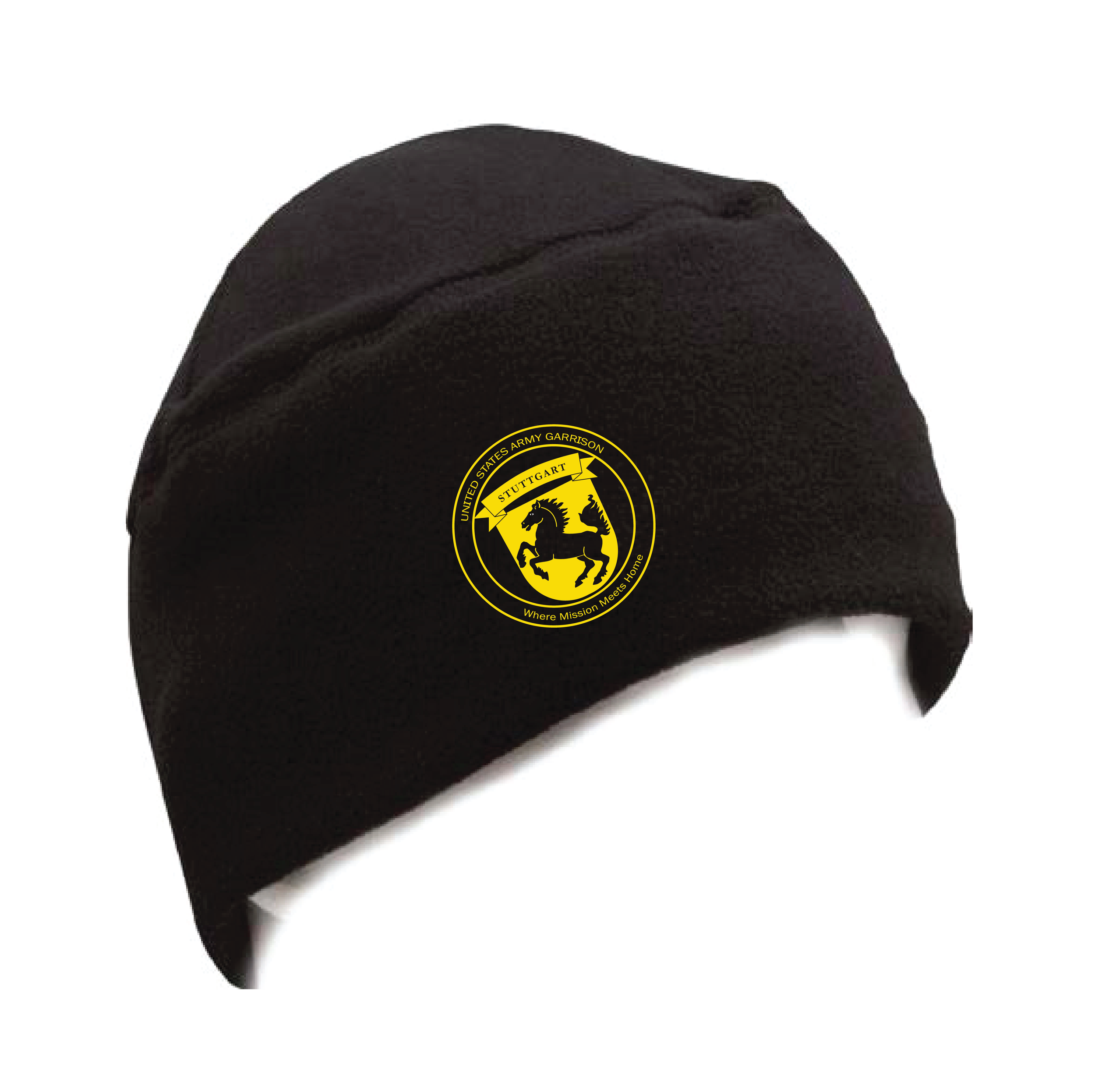 (USAG STUTTGART) - 01-093 LEVEL Tactical™ WSW Fleece Beanie Cap - BLACK