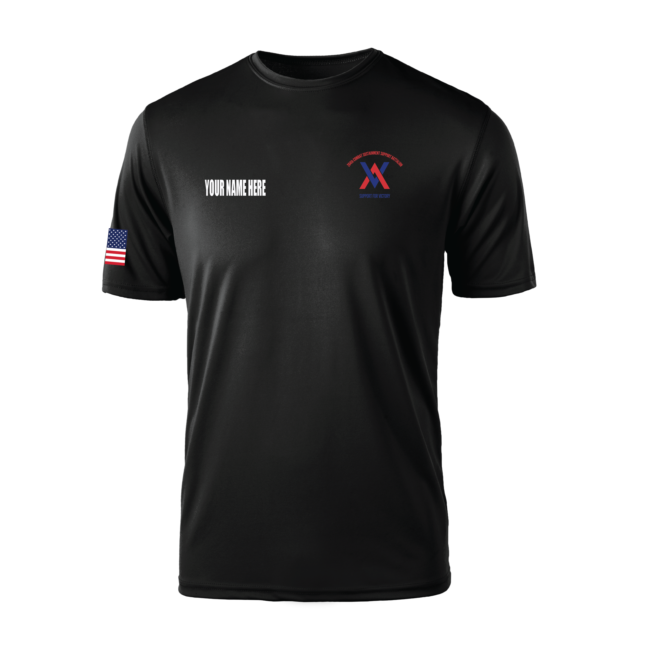 (41ST TSC) - ST350 - Sport-Tek® PosiCharge® Competitor™ Tee - BLACK - CUSTOM