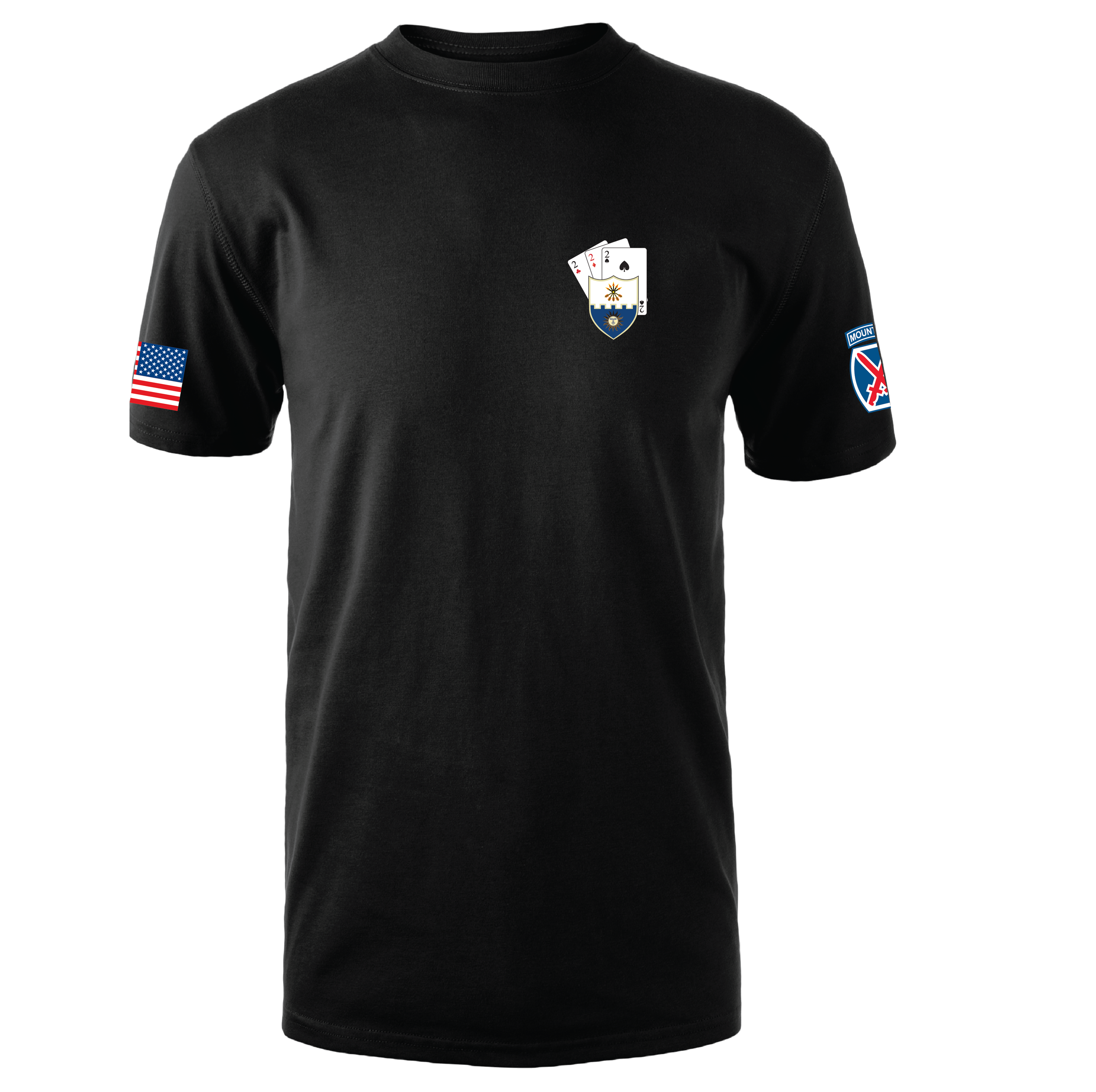 (B CO. - BUSHMASTER, 2-22 INF) - Z100 ZORREL™ Dri-Balance Tee - BLACK