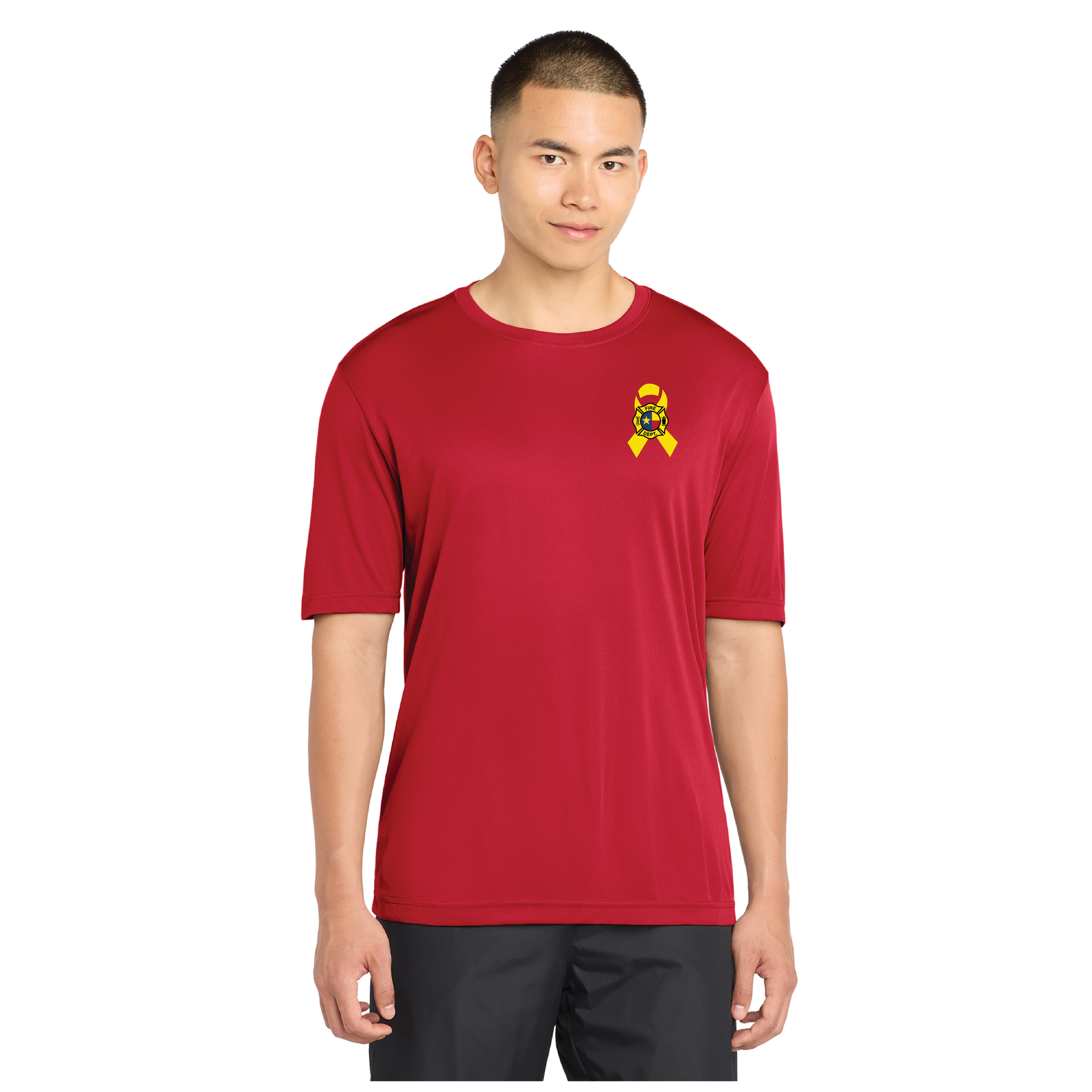 (MOFFAT FIRE DEPT) - ST350 Sport-Tek® Tee - RED