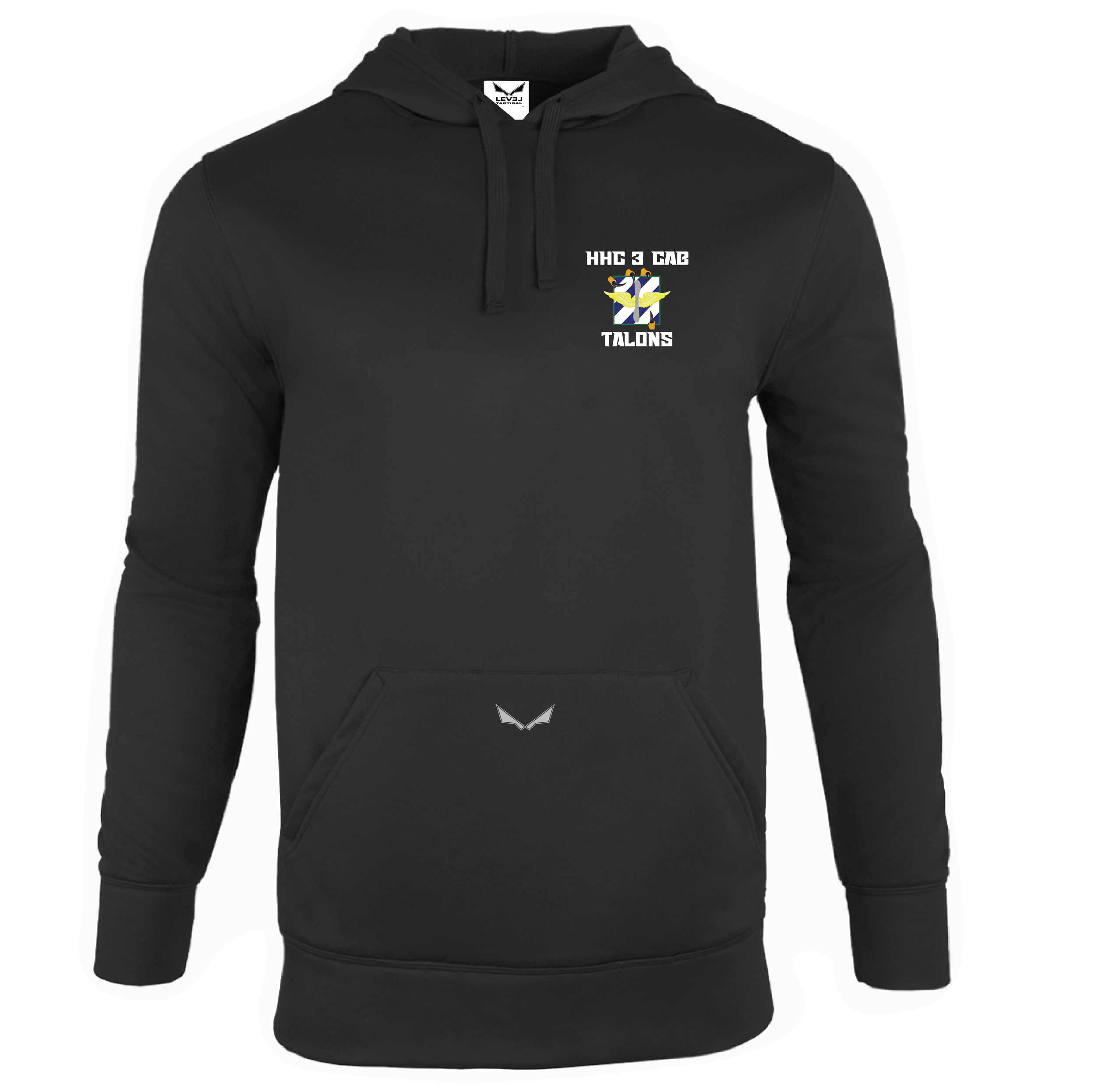 (HHC, 3CAB) - 01-098 LEVEL Tactical™ "DRI-TEC™ Sport Hoodie - BLACK