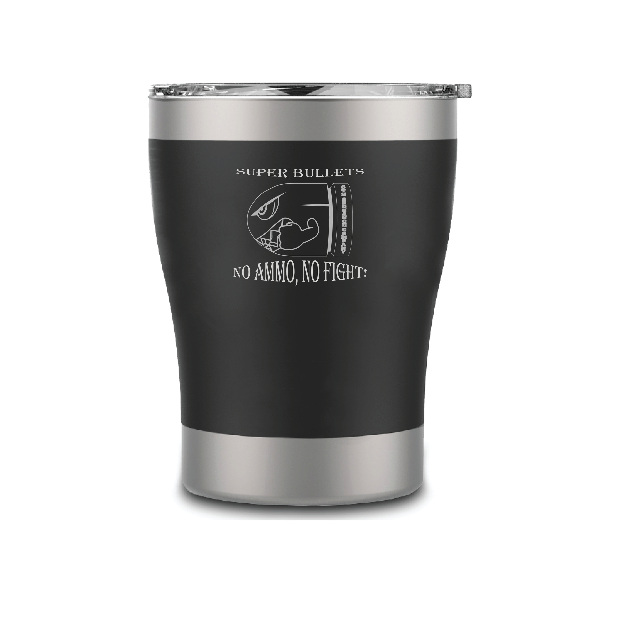 (8TH OD CO.) - 01-071  LEVEL Tactical™ LOWROAD - 12oz Tumbler with Magneslide Lid