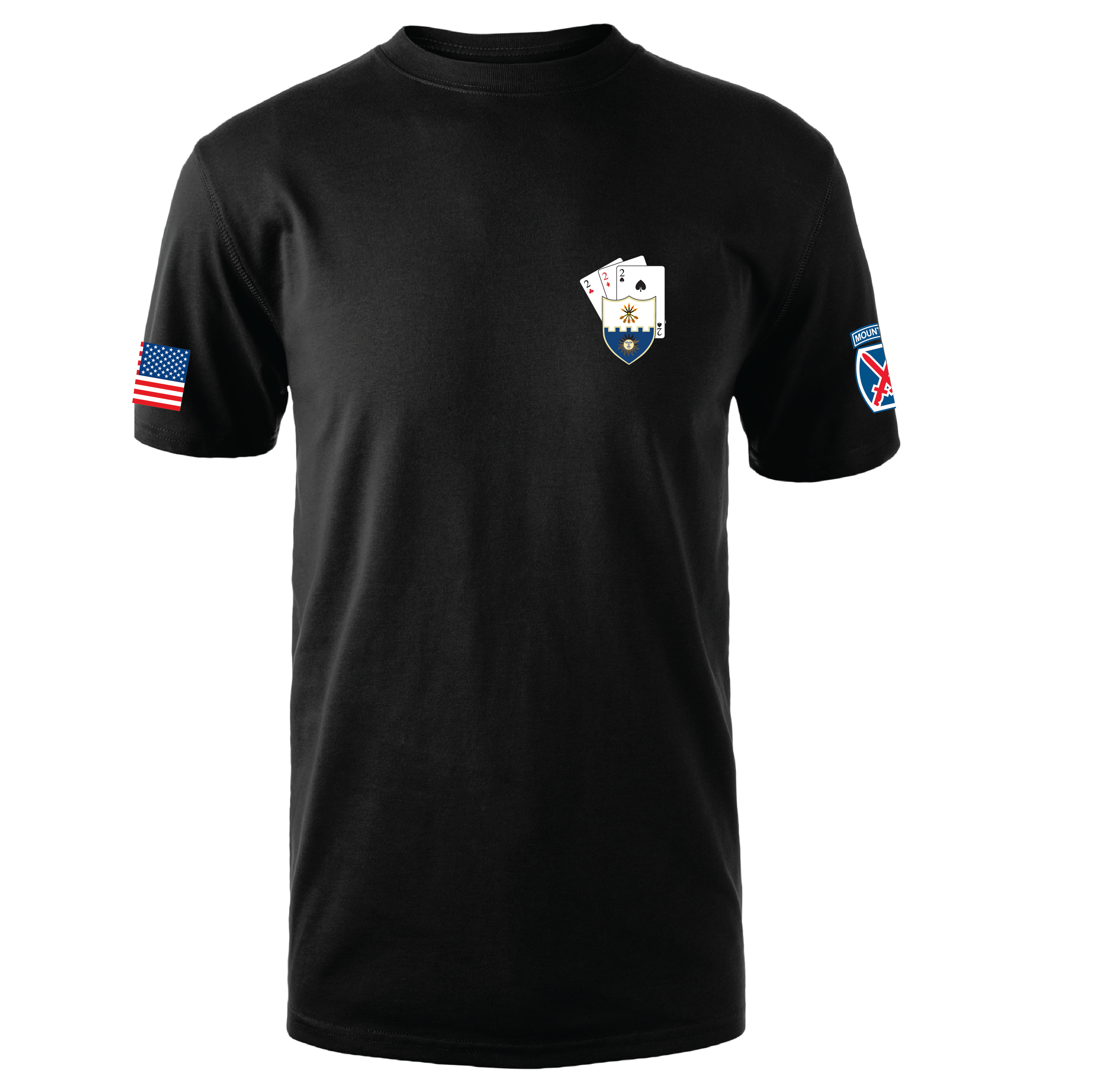 (C CO. - CHAOS, 2-22 INF) - Z100 ZORREL™ Dri-Balance Tee - BLACK