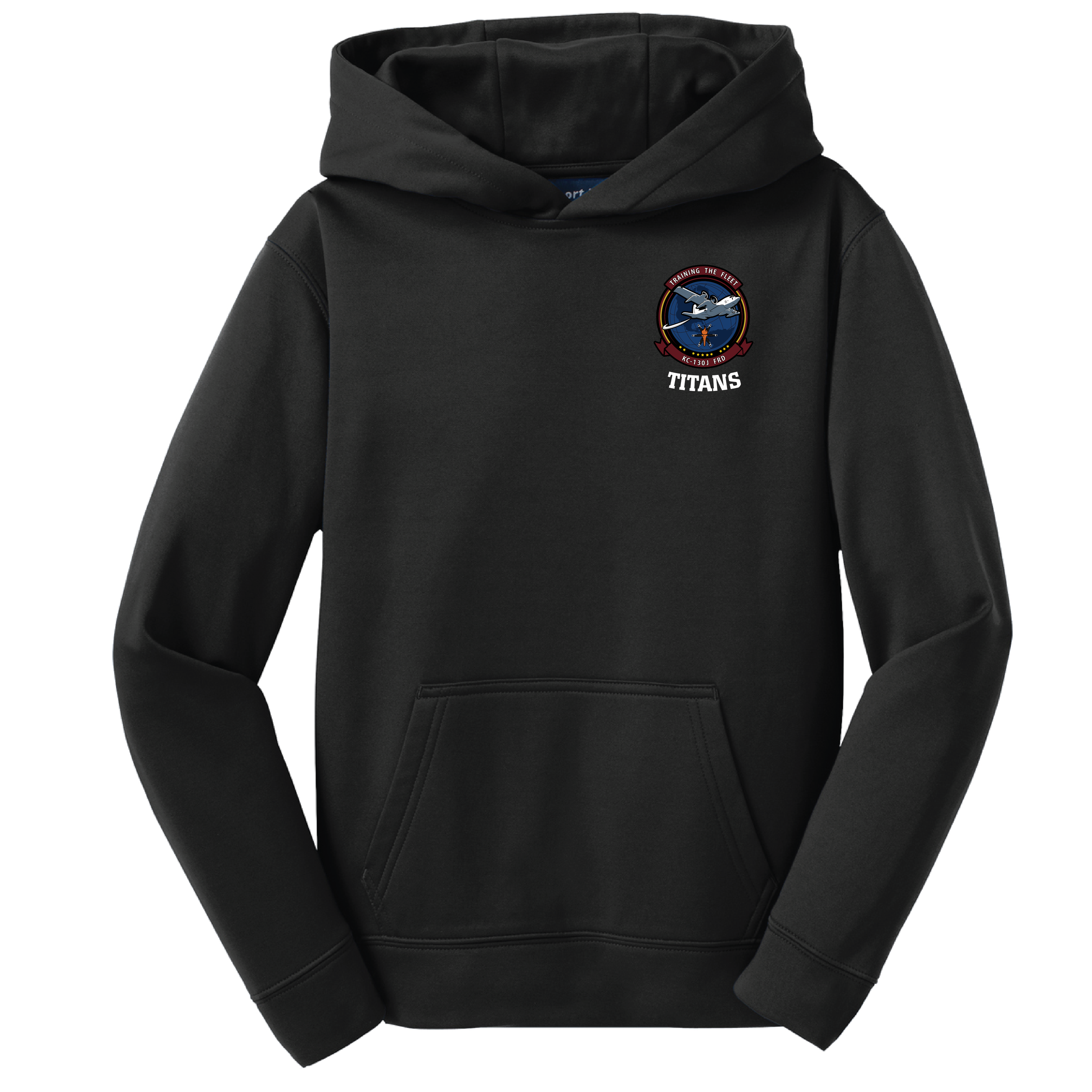 (FRD - MCAS CHERRY POINT) - YST244 - Sport-Tek™ Fleece Hooded Pullover - FULL COLOR PRINT