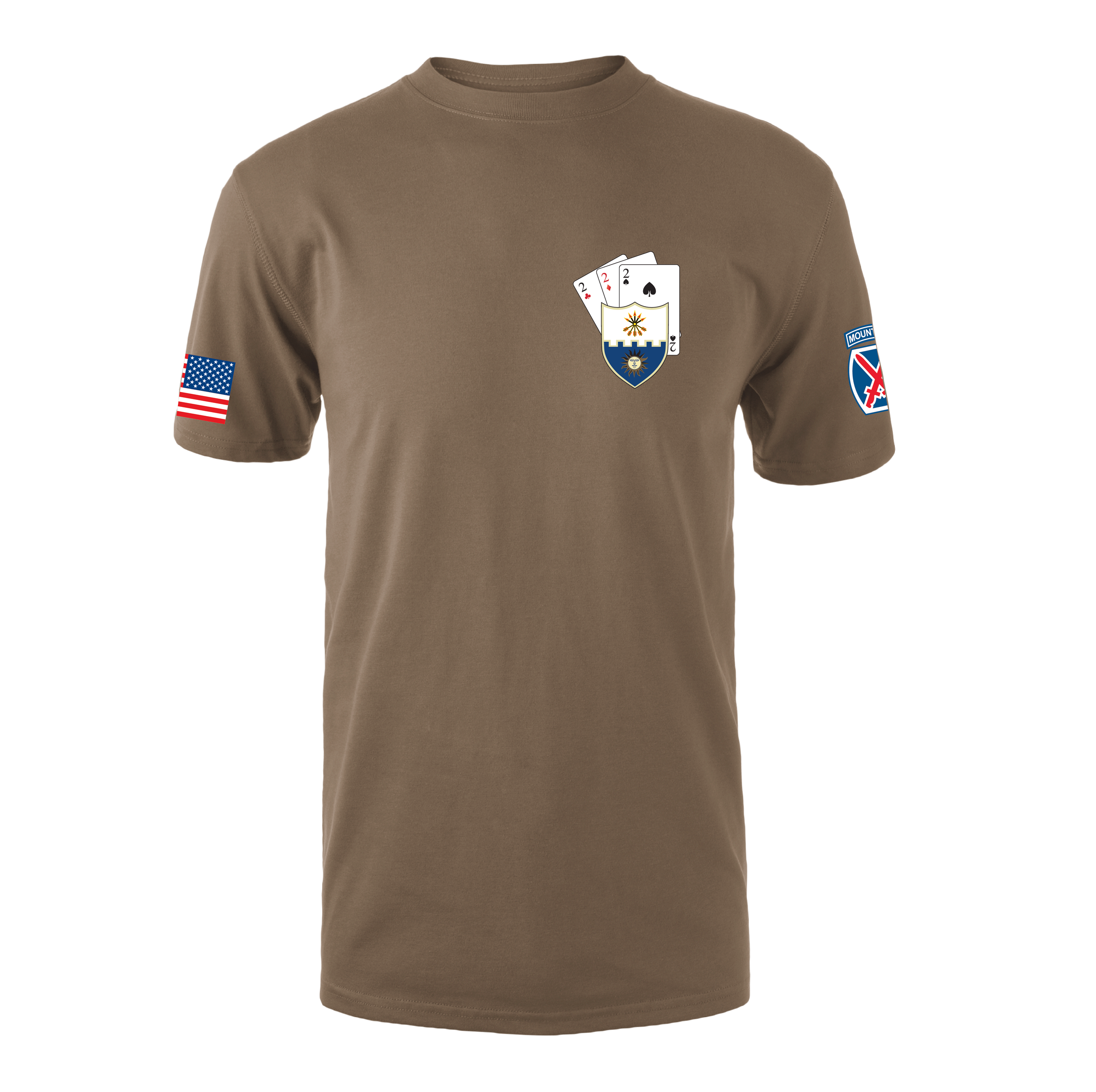 (293rd SIG - SPARTANS, 2-22 INF) - Z100 ZORREL™ Dri-Balance Tee - COYOTE