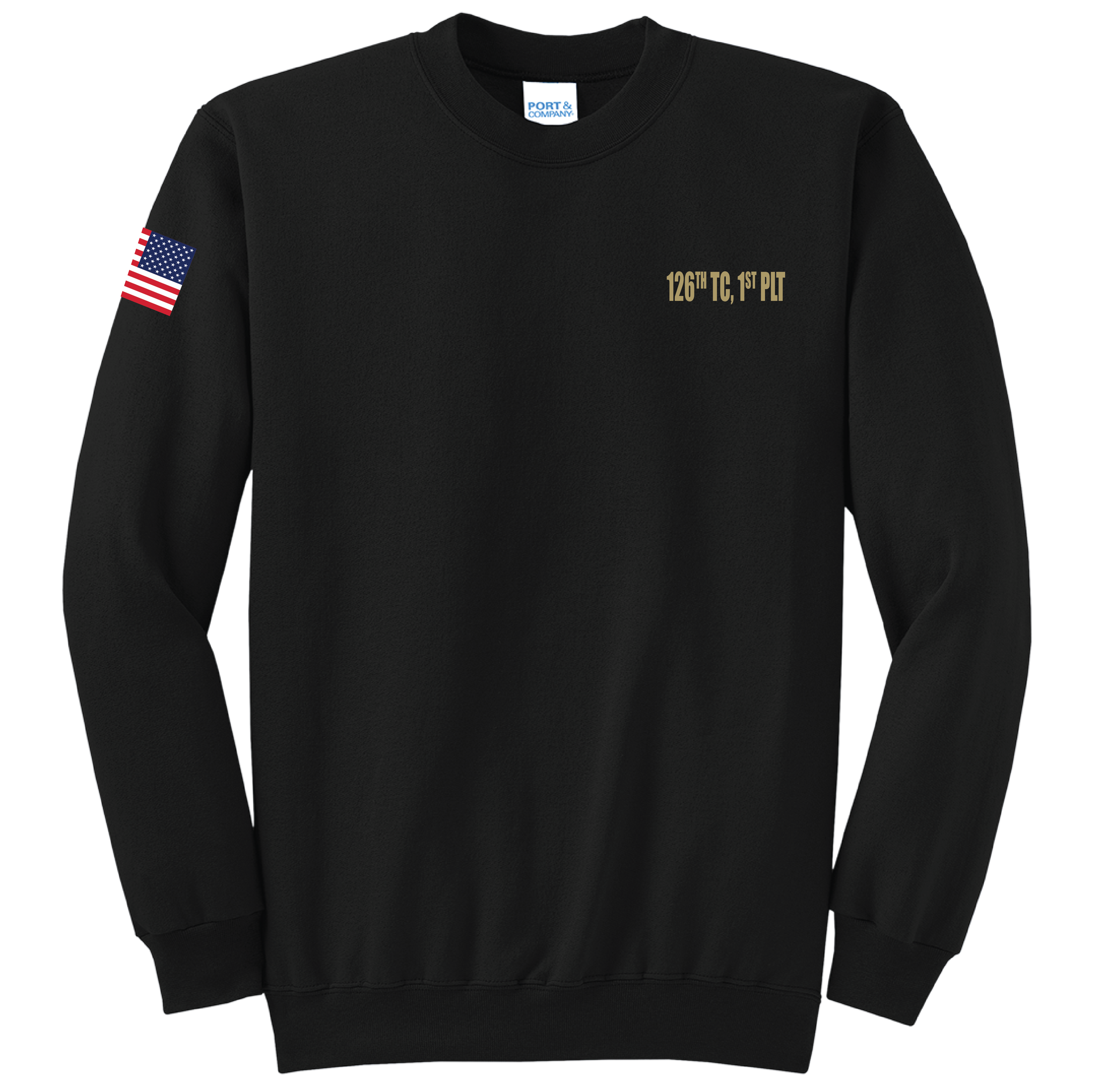 (1ST PLT, 126TH TRANS) - PC78 Port & Company® Core Fleece Pullover Sweatshirt