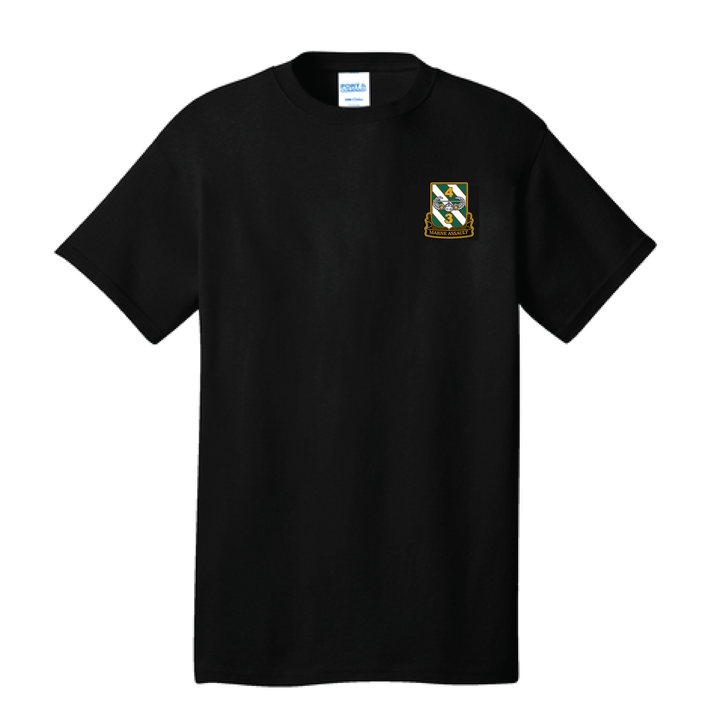 (DEMON CO., 4-3 AHB) - PC54 Tee - BLACK - DTF - FLC/FB
