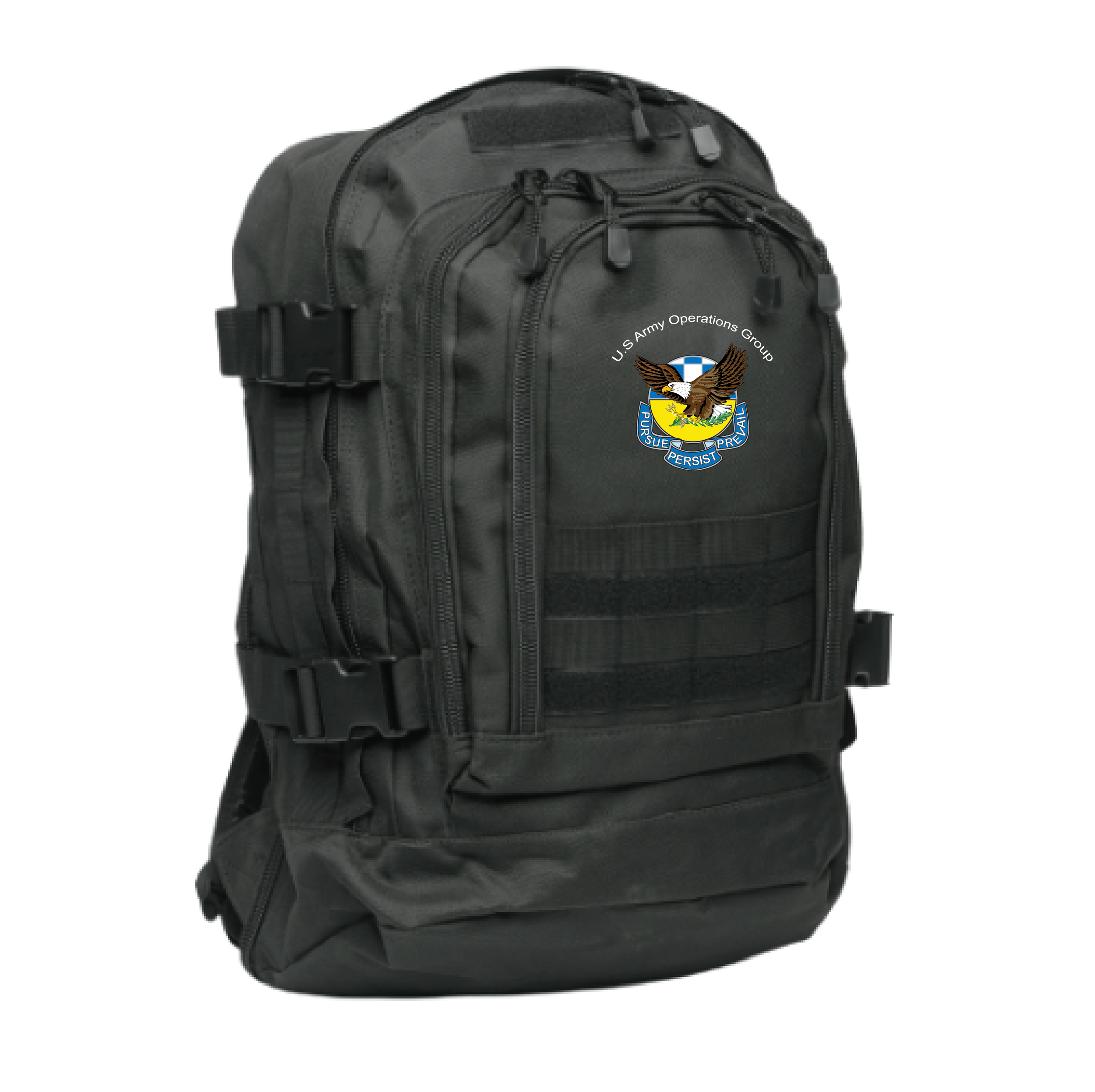 (USAOG) - 01-058 LEVEL Tactical™ 3-Day Backpack - BLACK