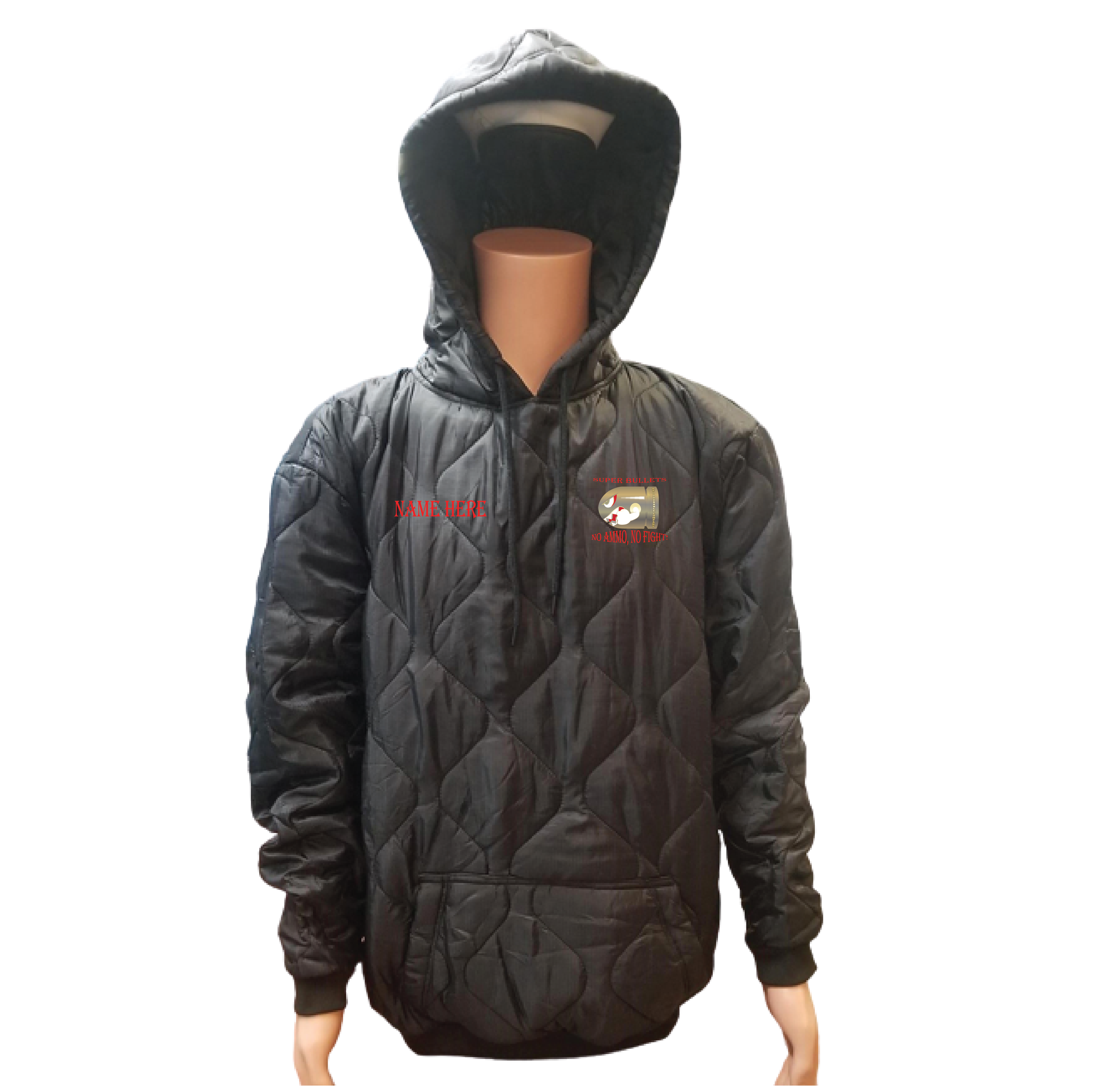 (8TH OD CO.) - 01-082 LEVEL Tactical™ "Woobie" Hoodie - BLACK