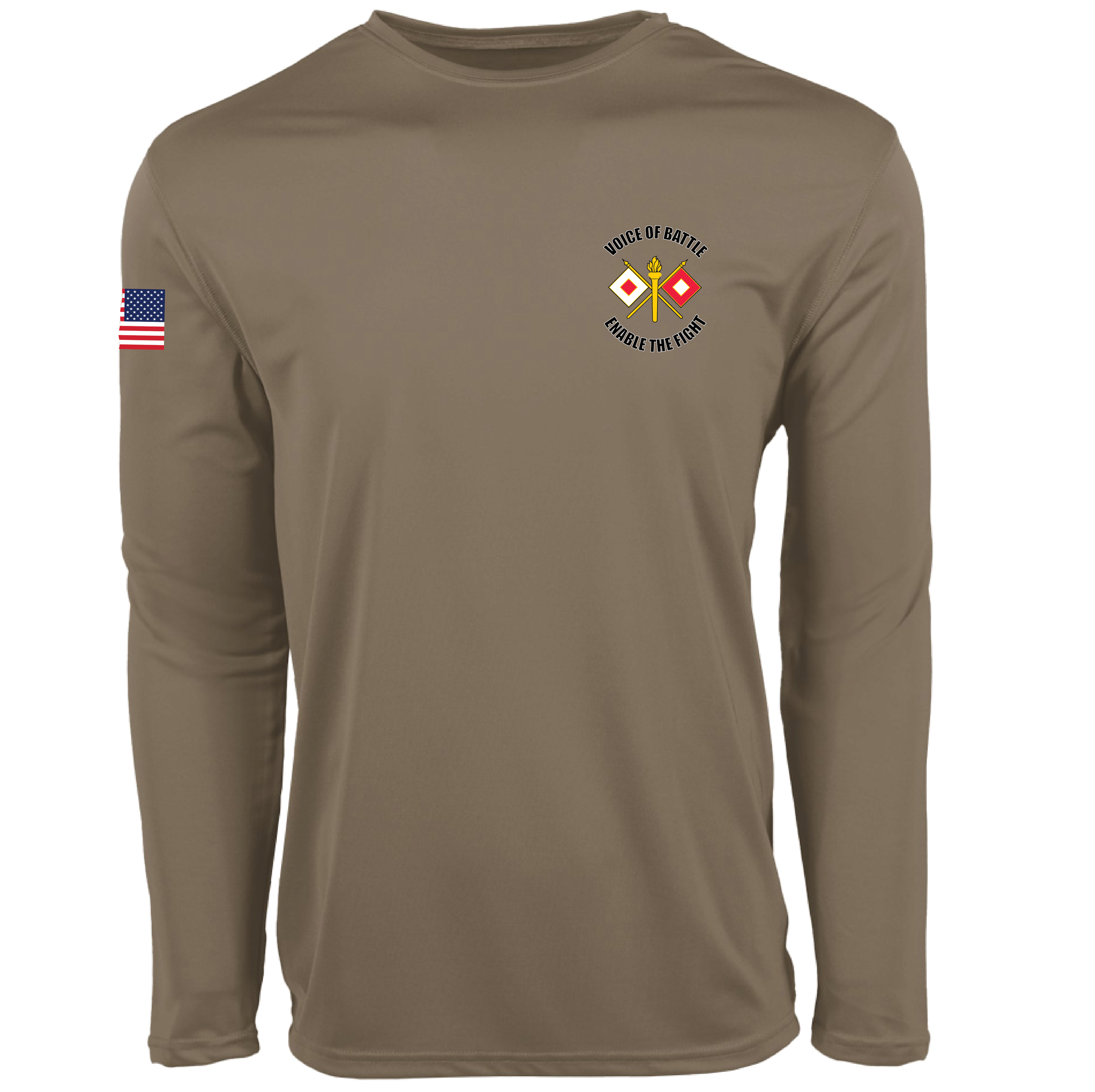 (504TH BSC) - Z1051 -Zorrel™ Long Sleeve Training Tee - COYOTE