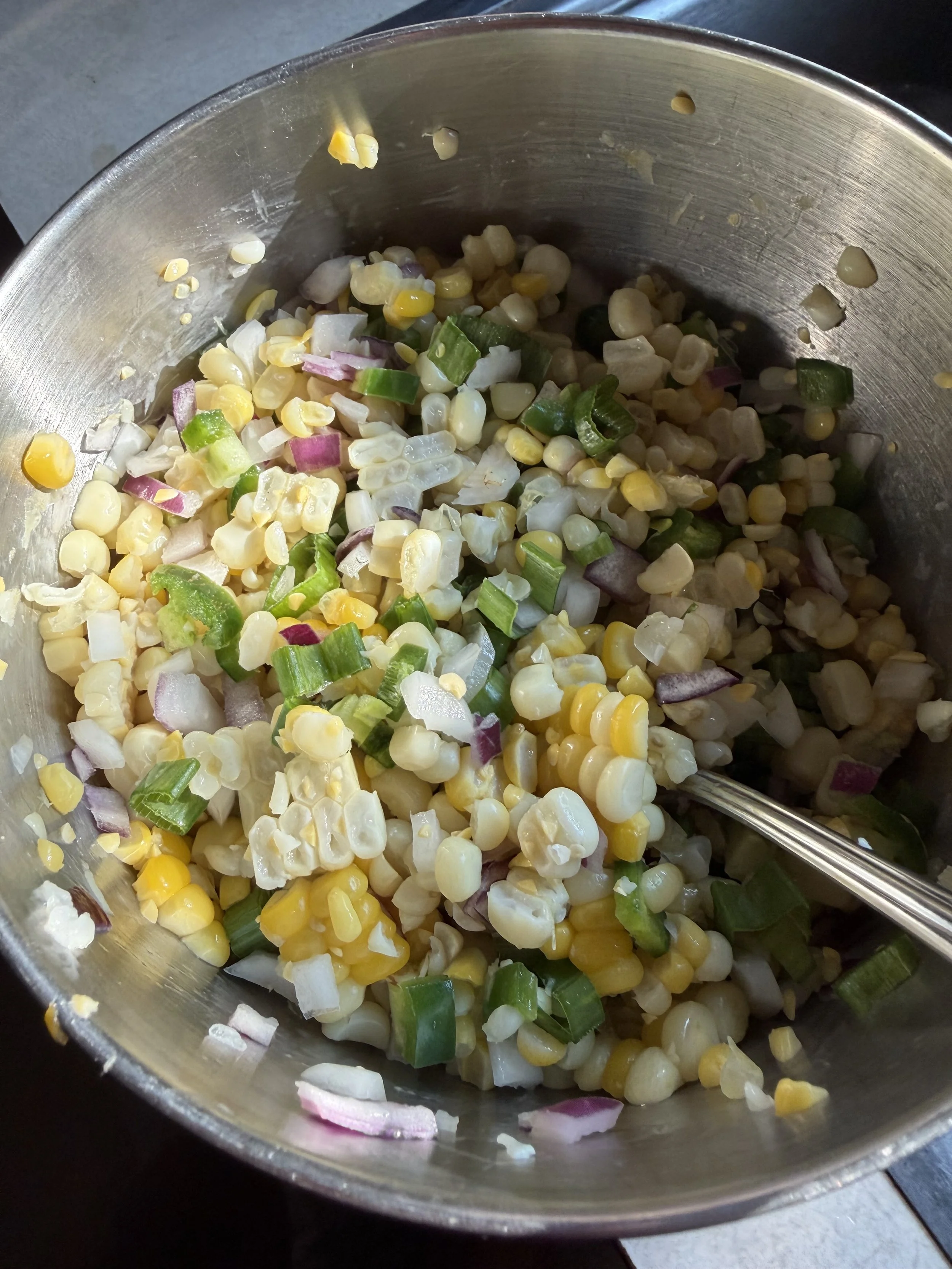 Spicy Farm Stand Corn Salsa 