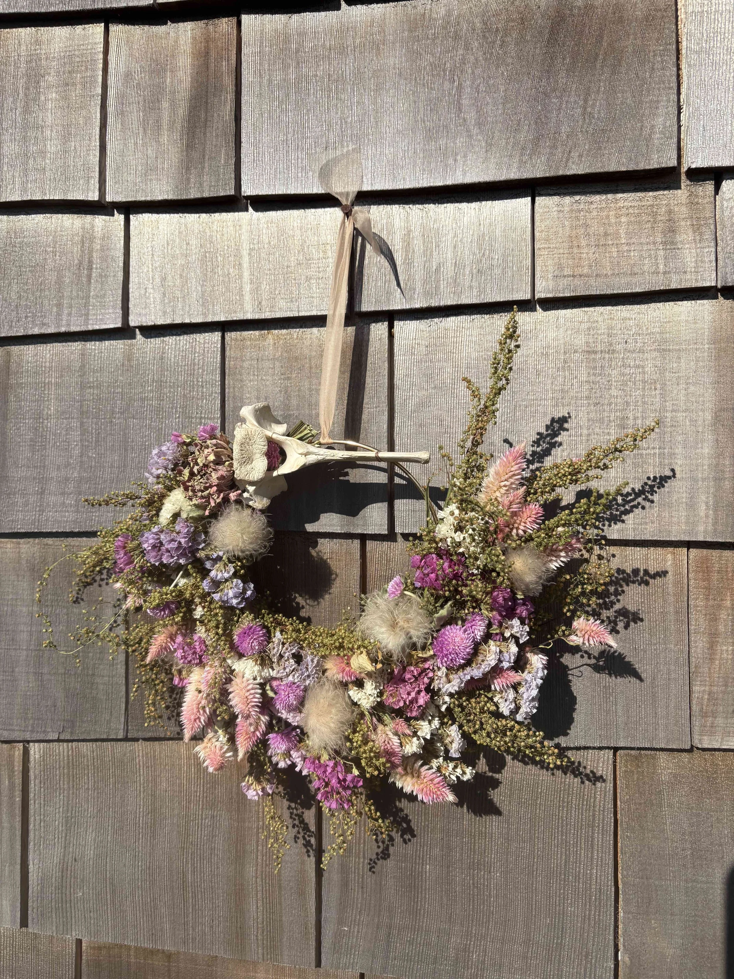 Everlasting Floral Wreath Workshop - Yellowbird Coffee Bar 
