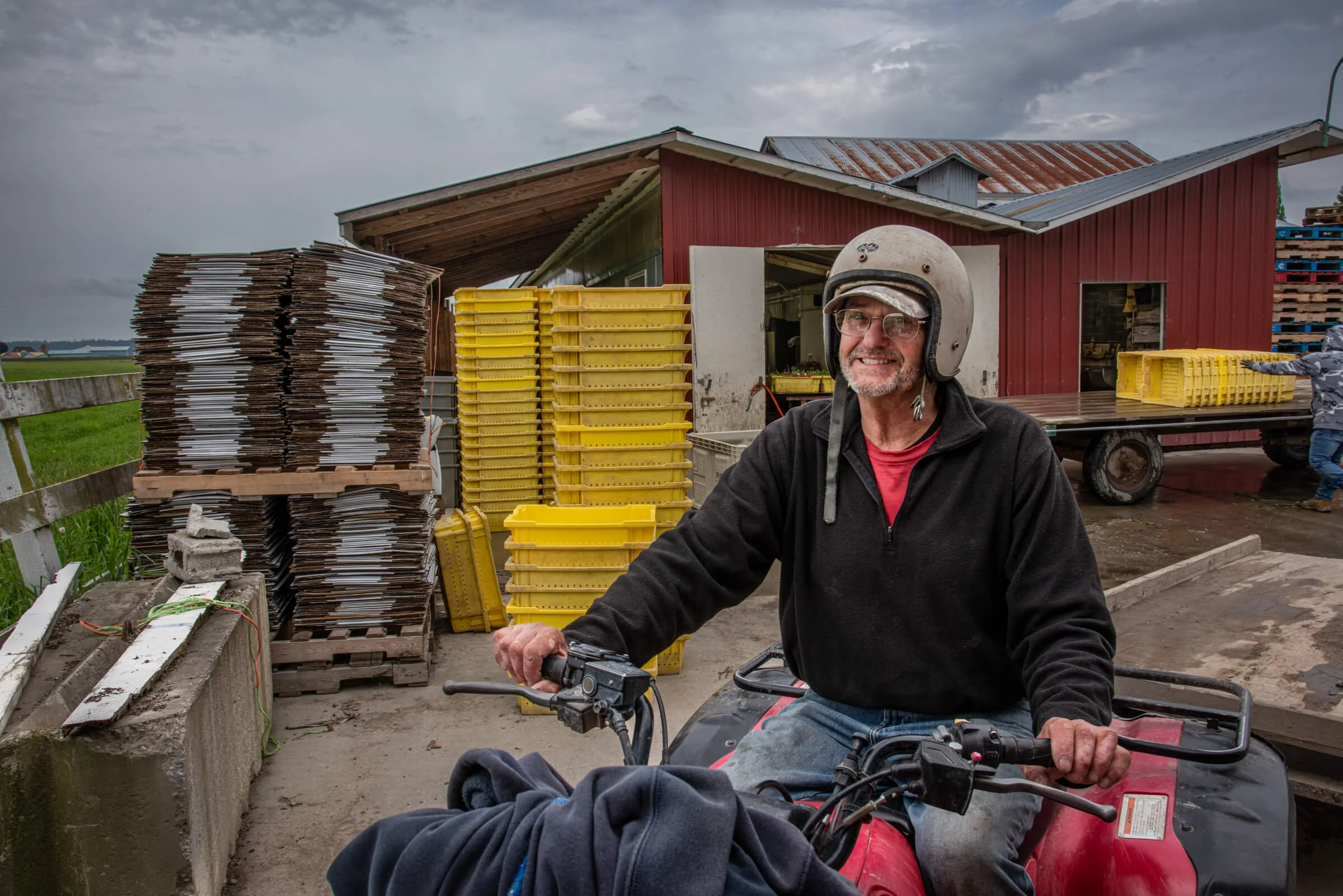 John on His ATV