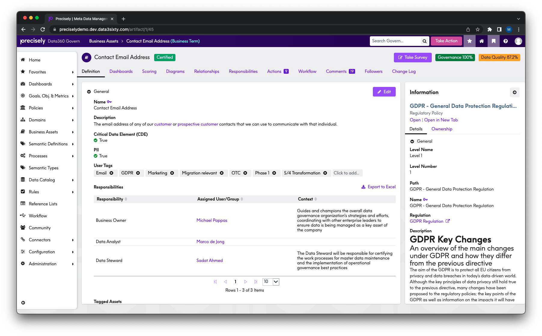 Data360 Govern IntoDQ2 Data360 Govern IntoDQ2