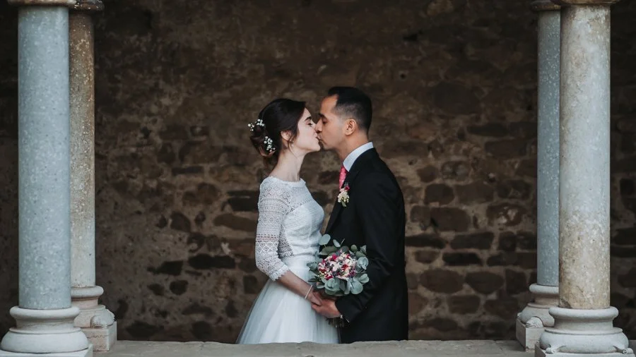 Casament al Monestir de Sant Cugat fotografia