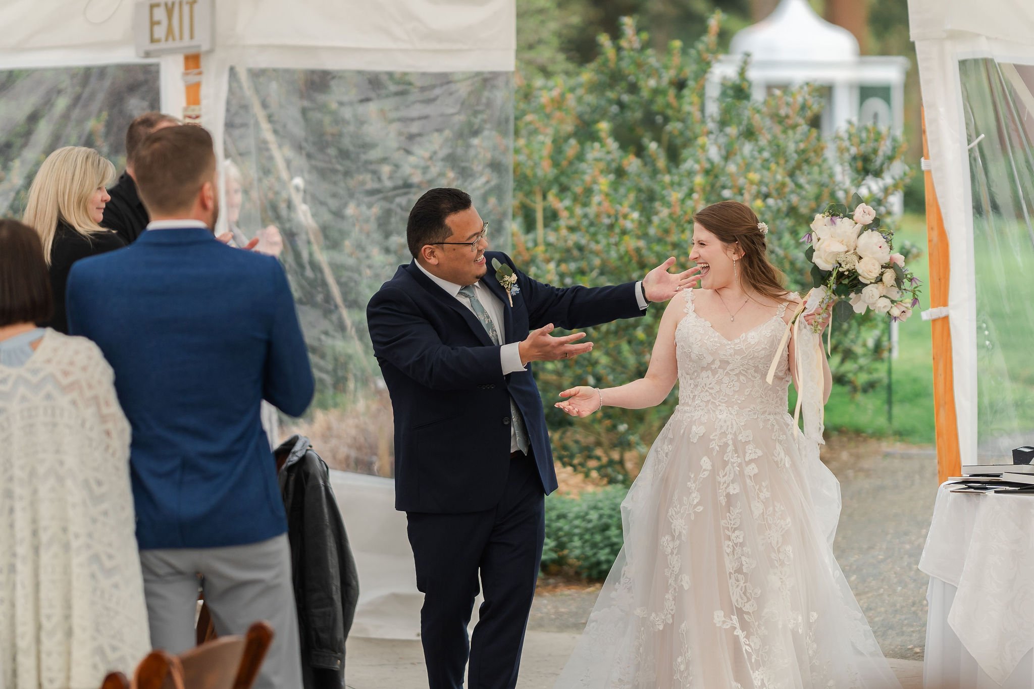 A Love Story Unfolds: Kevin and Brittany's Enchanting Wedding at glen magna farms