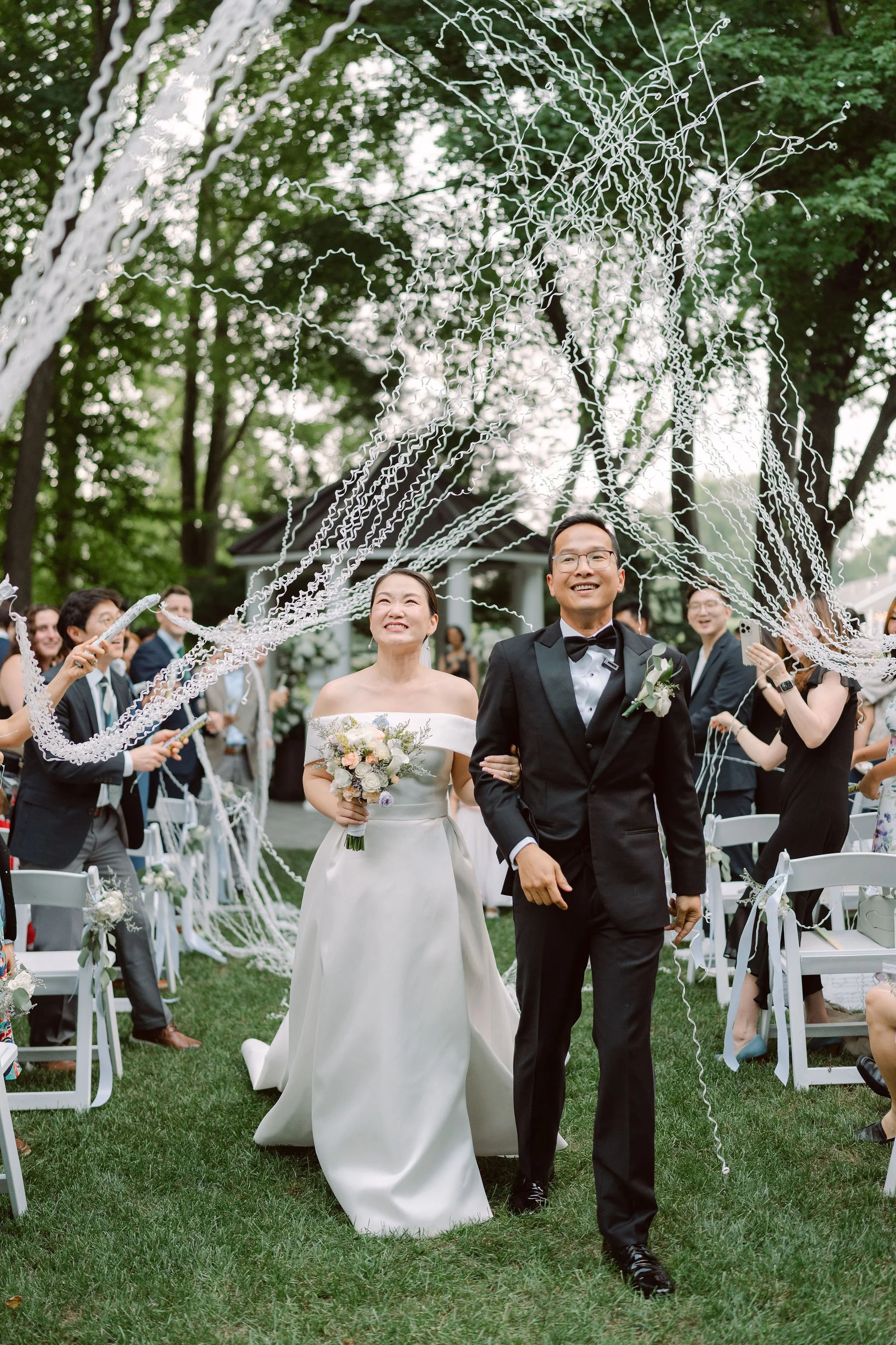 Elegant Garden Romance | Vivian &amp; Duong's Wedding at Brookmeadow Country Club