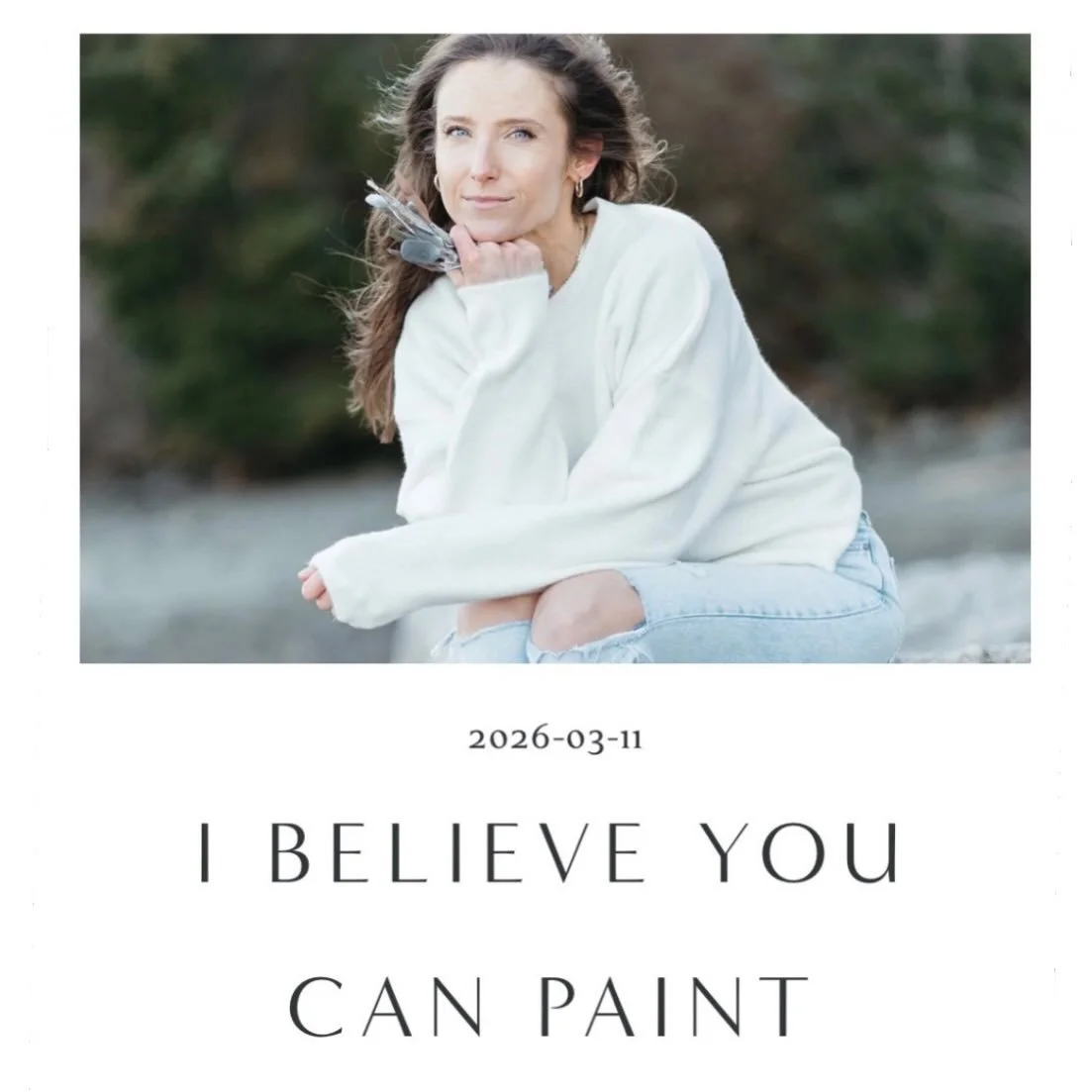 NEW BLOG POST 🤍

I know in my deepest heart of hearts that everyone can paint. We can all lay down ink on paper, acrylic on canvas &mdash; pick your medium. You can do it. What we struggle with isn&rsquo;t necessarily skill, because that comes with 