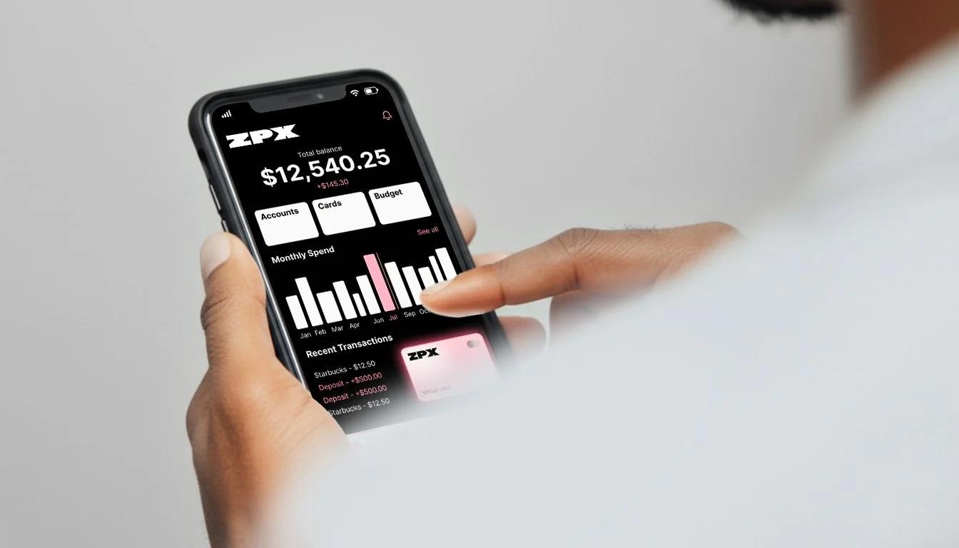 Mobile device fintech branding