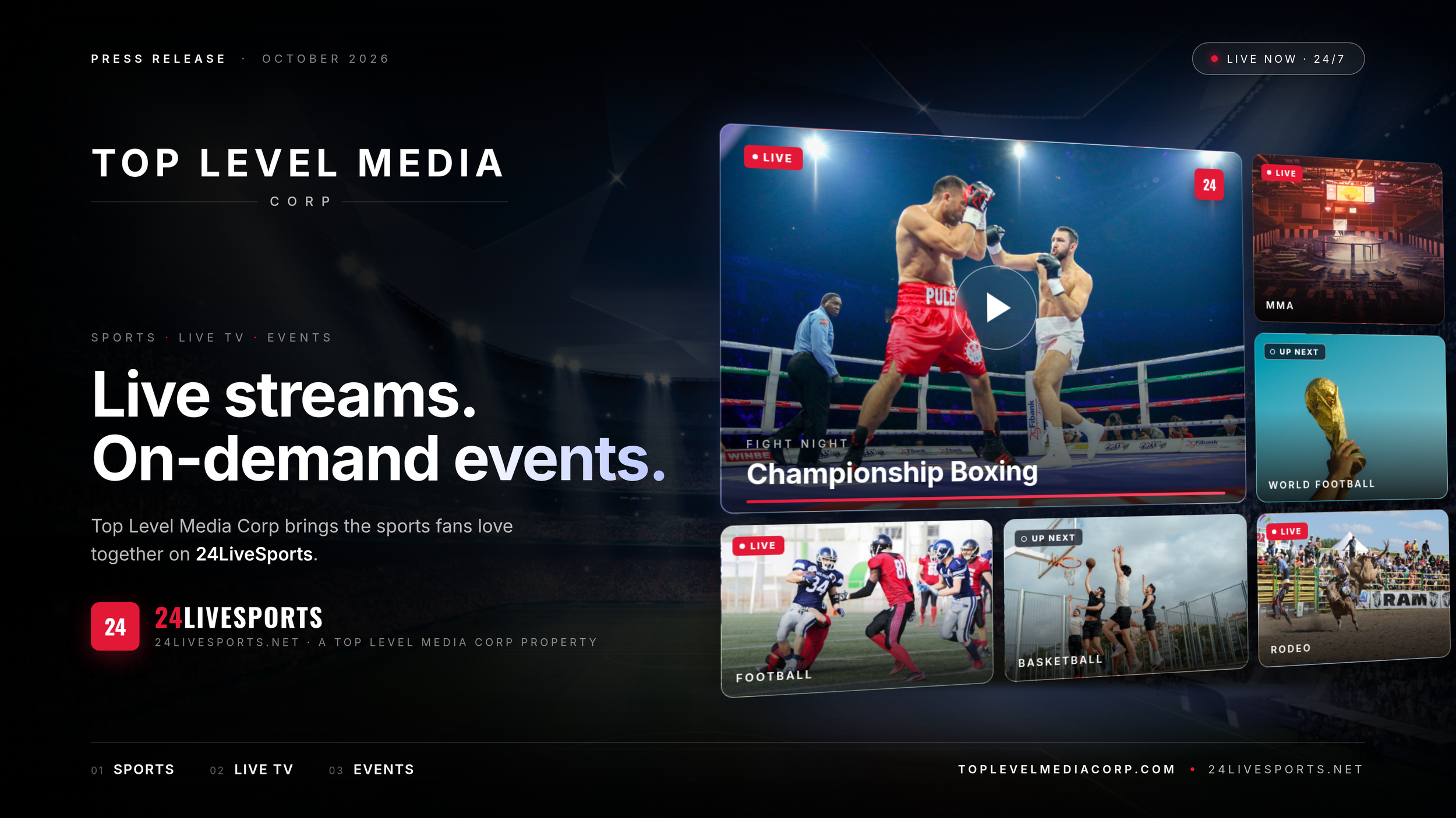 24LiveSports Partners with FAST Channels TV to Expand Its Sports-Focused Streaming Platform