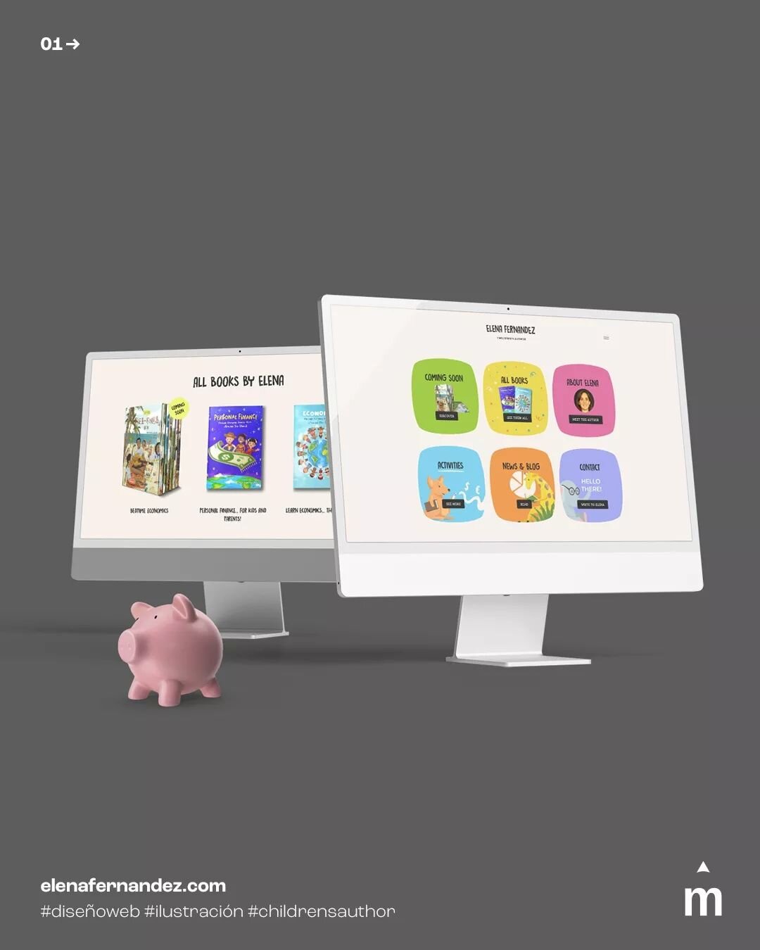 #DISE&Ntilde;OWEB para Elena Fernandez, fun financial literacy for kids 💸
.
👉 www.elenafernandez.com
.
.
#dise&ntilde;oweb #childrensbooks #economics #financial #webdesign #web #design #bookstagram #bookstagramespa&ntilde;a #dise&ntilde;adorweb #sq