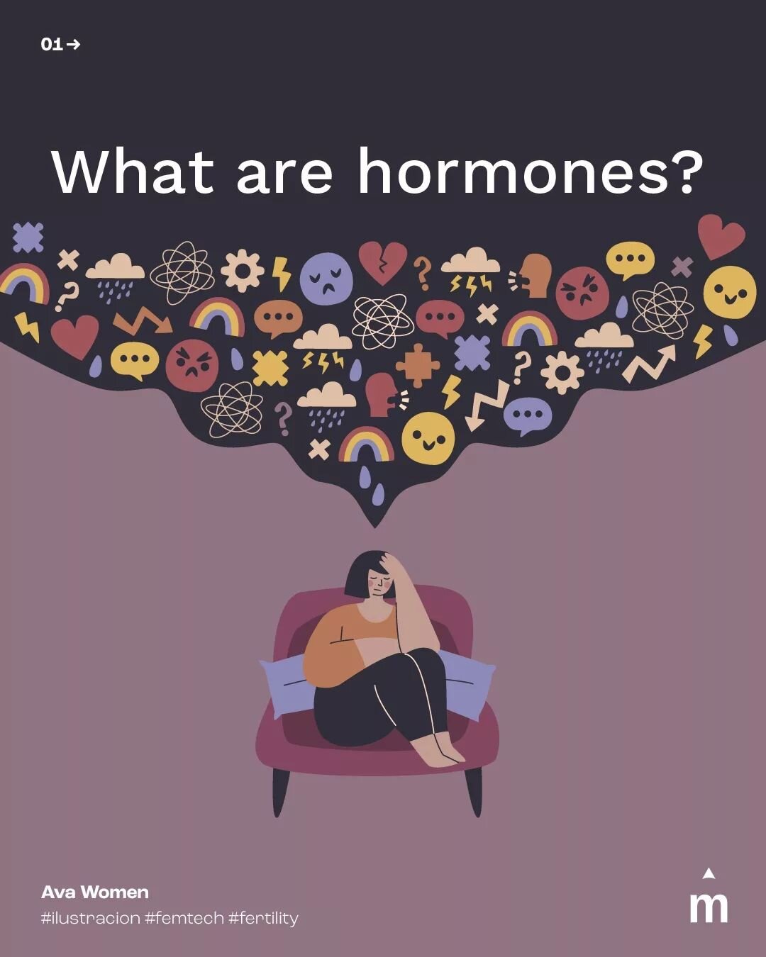 #SERIE #ILLUSTRATIONS about different hormones, for Ava♀️
.
👉 @avawomen
.
👩&zwj;🏫 &quot;Hormones are chemical messengers that are produced by endocrine glands, which include the ovaries, thyroid gland, hypothalamus, and pituitary gland. These mess