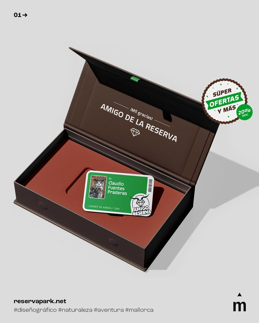 🖍️ DISE&Ntilde;O GR&Aacute;FICO/ Reserva Park
.
💚 Dise&ntilde;o de concepto visual para los Amigos de la Reserva
.
🌍 www.reservapark.net
.
.
#dise&ntilde;o #grafico #creativedesign #web #dise&ntilde;oweb #webdesign #wildlife #nature #mallorca #tra