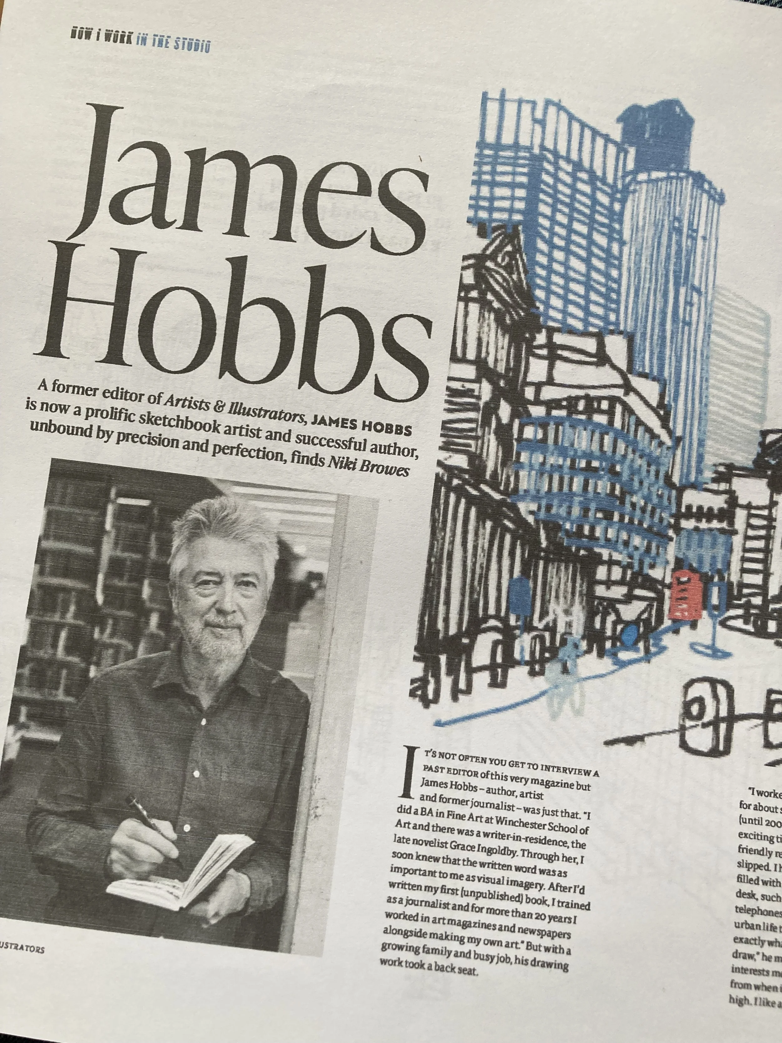 Featured in Artists & Illustrators magazine