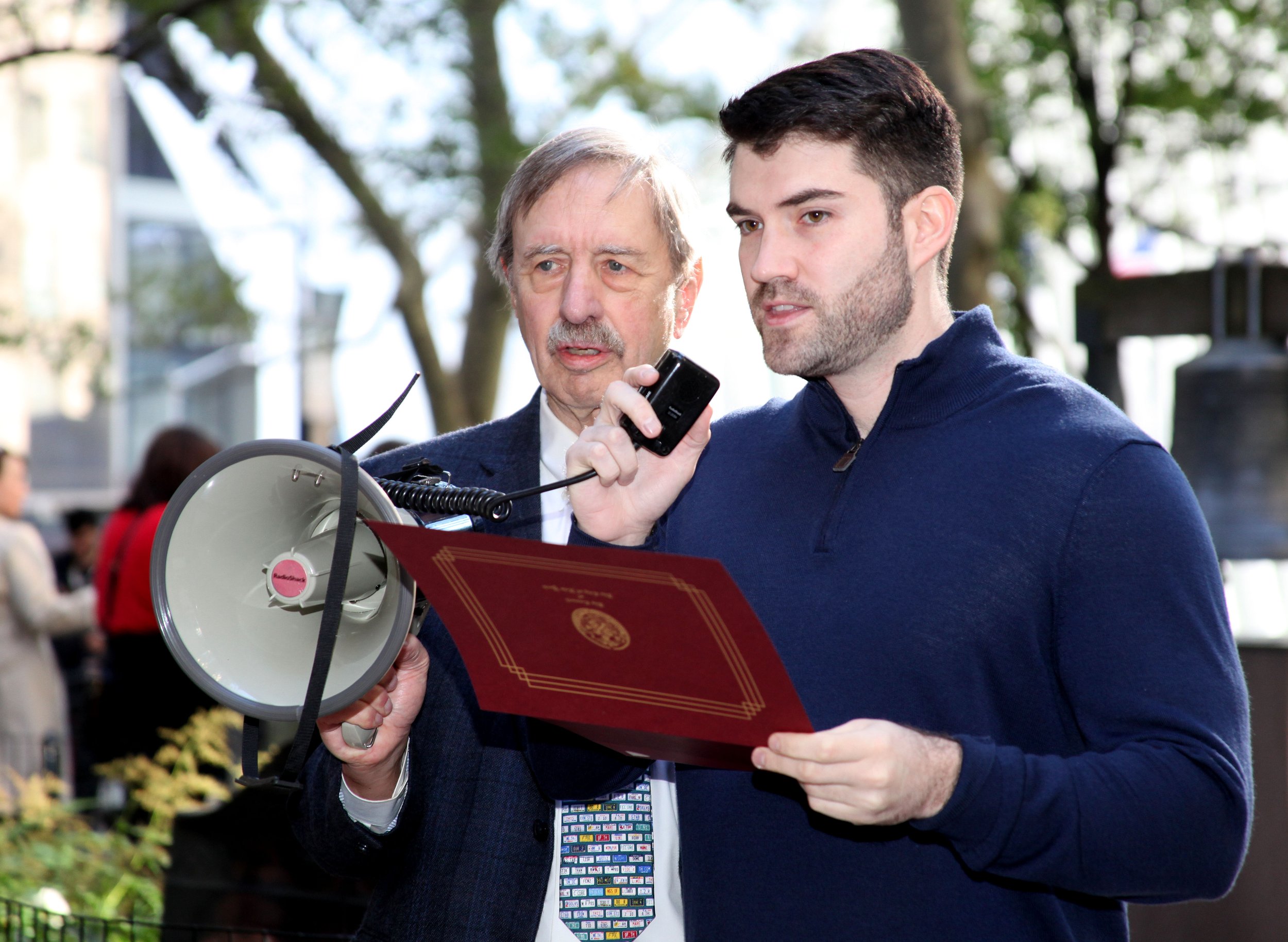 Reading of the City Council Proclamation