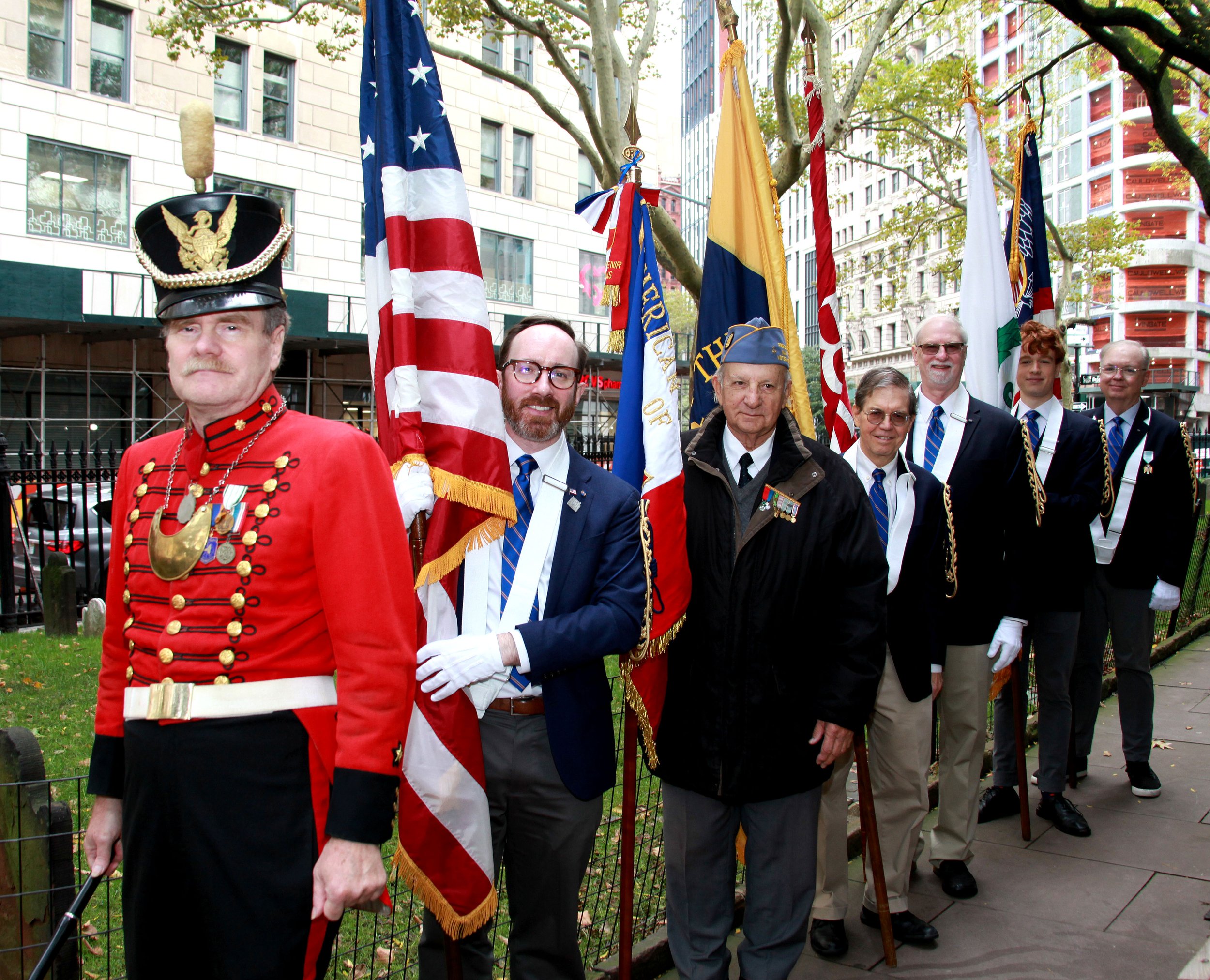  Veteran Corps of Artillery of the State of New York Color Guard and the Sons of the RevolutionSM in the State of New York, Inc. Color Guard 